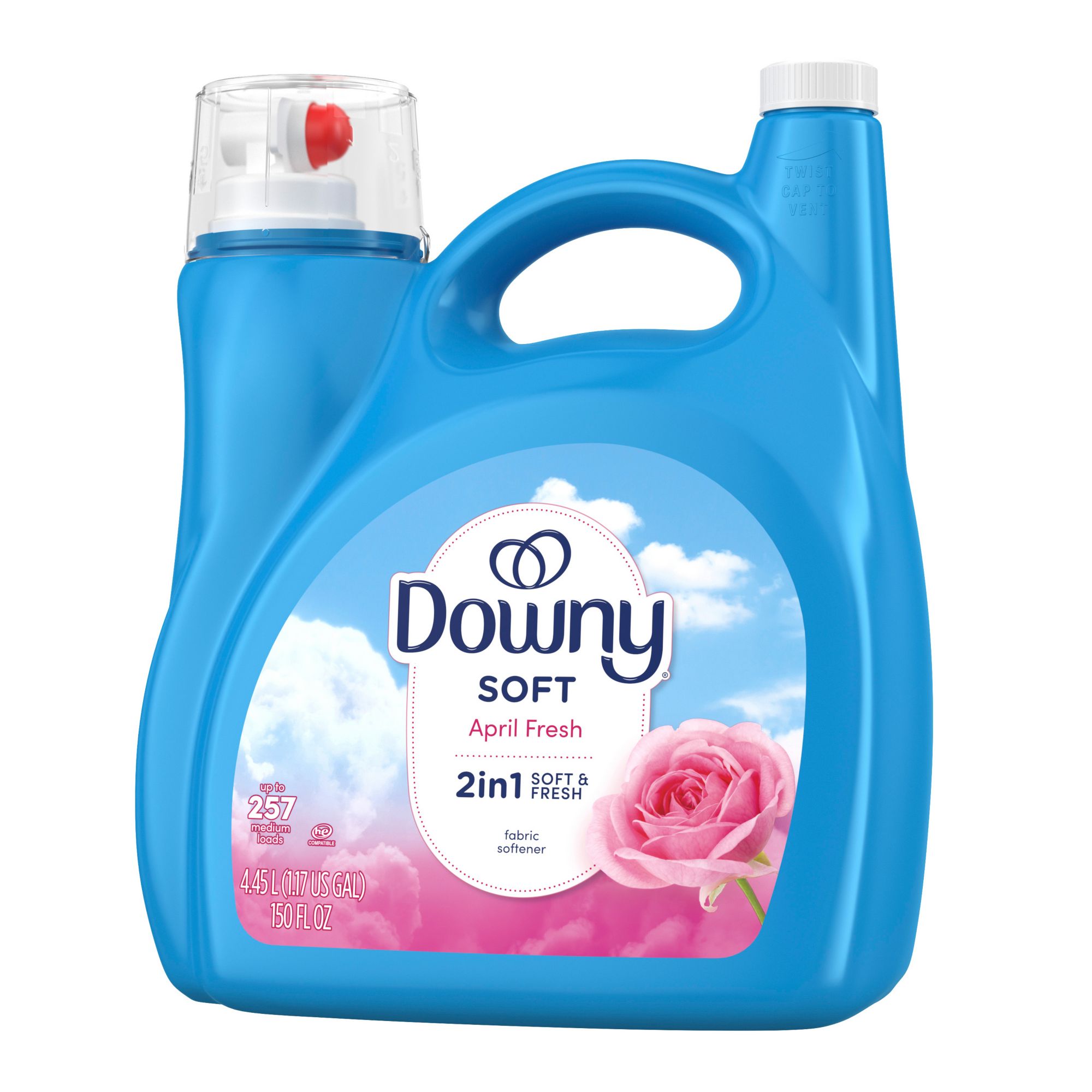 Downy Ultra Concentrated Liquid Fabric Softener and Conditioner, 150 fl. oz. - April Fresh