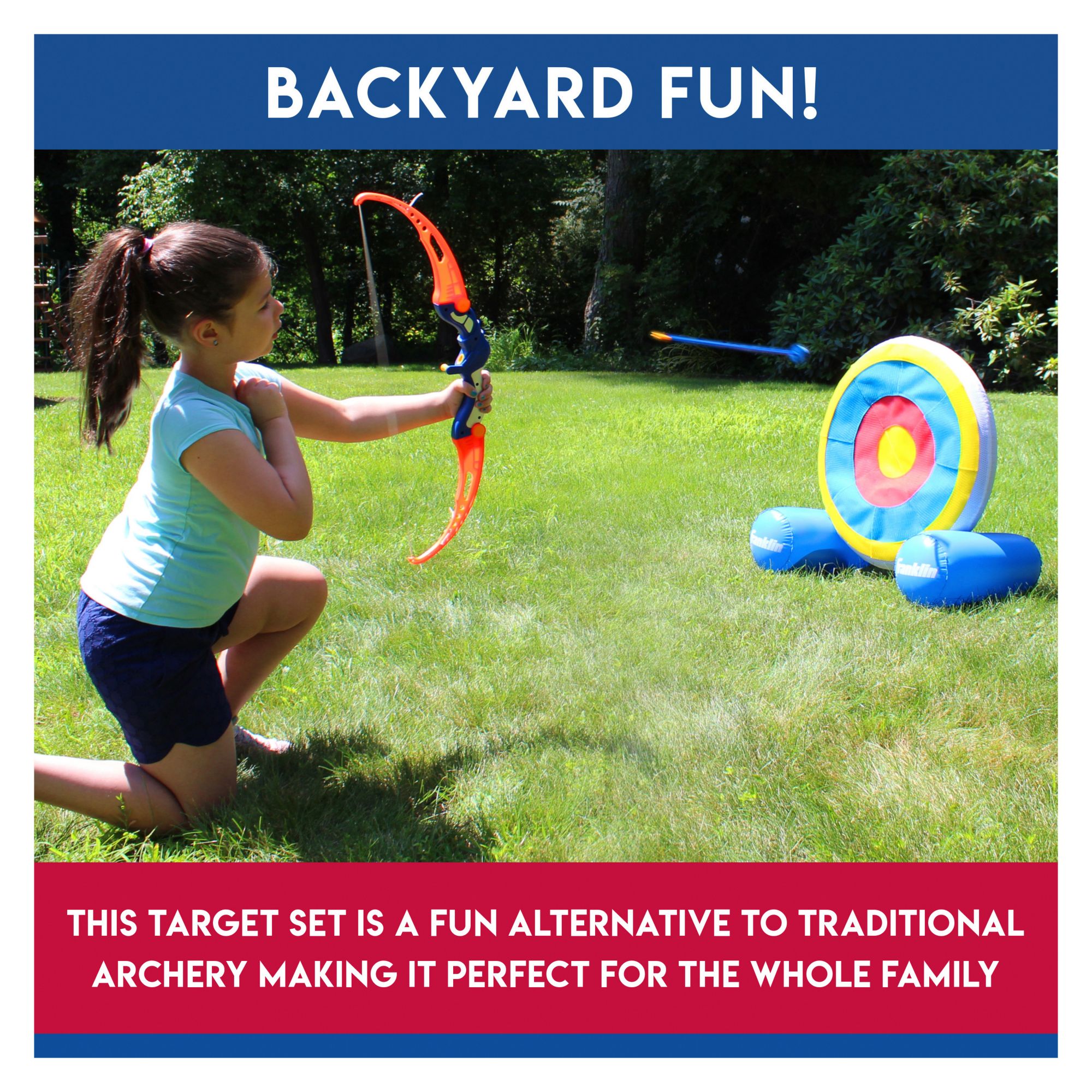 PVC bows & arrows for kids authentic | 2 pack archery sets for outdoor play | summer recreational activity