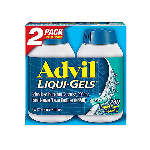 Advil Liqui-Gels, 2 pk./120 ct.