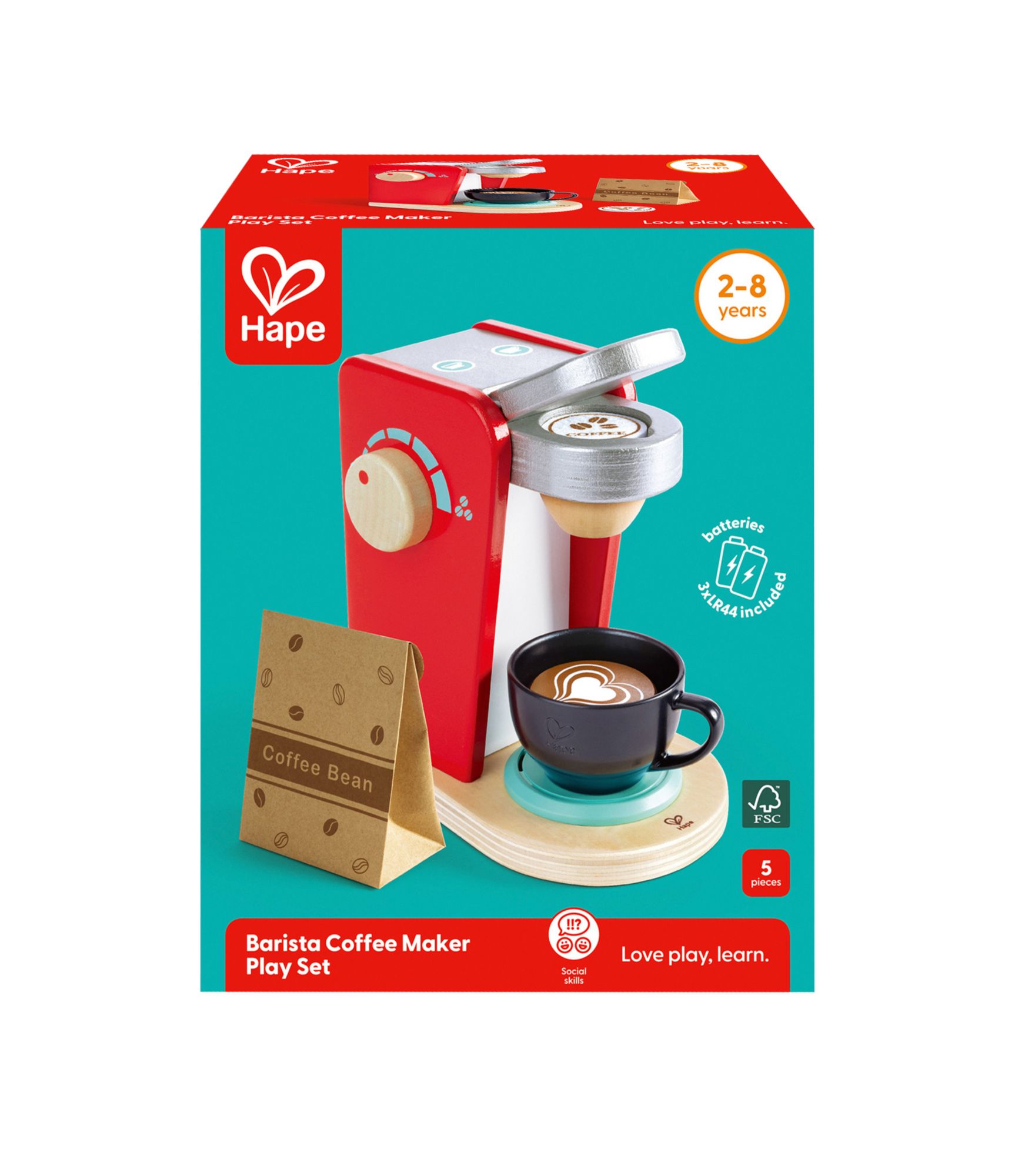 Hape Coffee Maker or Toast Play Set