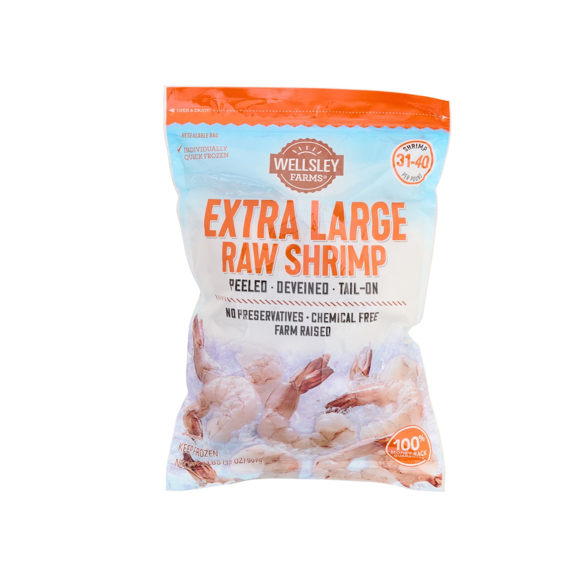 Farm 16/20 PD Shrimp Cleaned - Extra-Jumbo