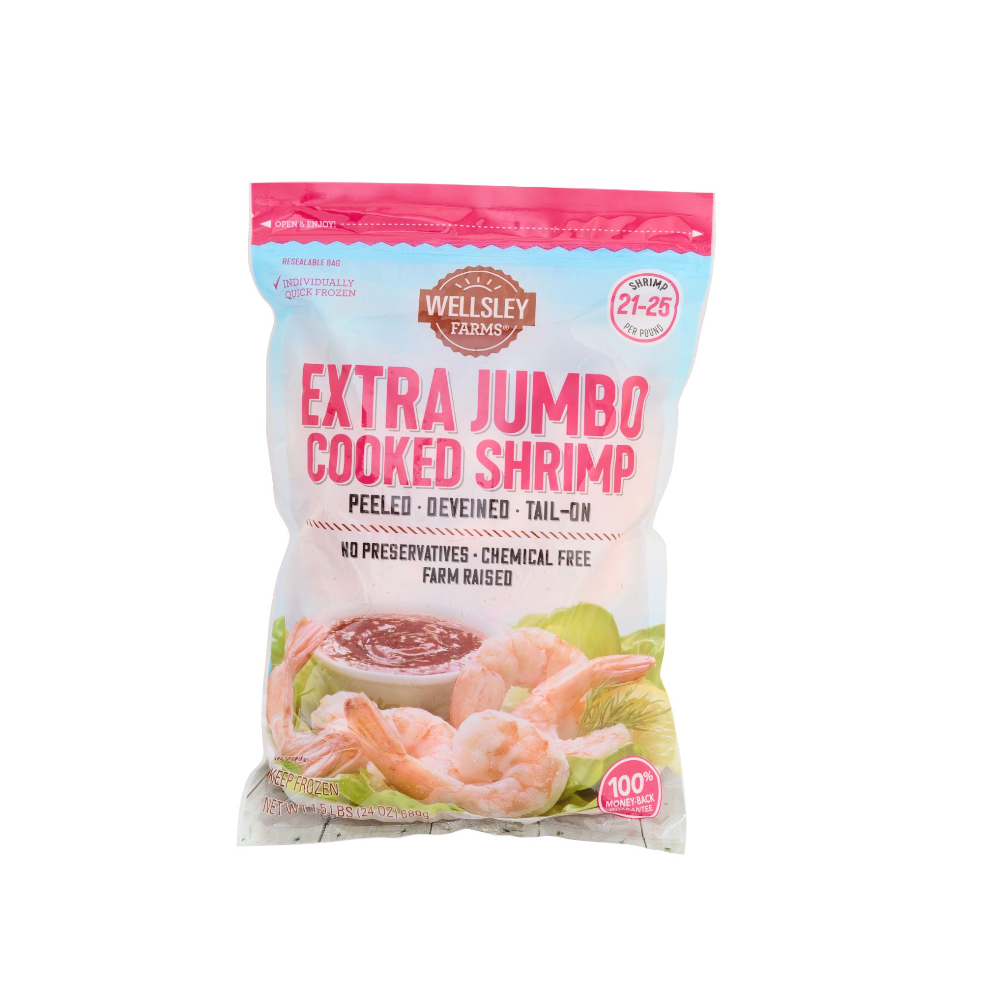 1 lb. Jumbo Shrimp! (U-15 ct)