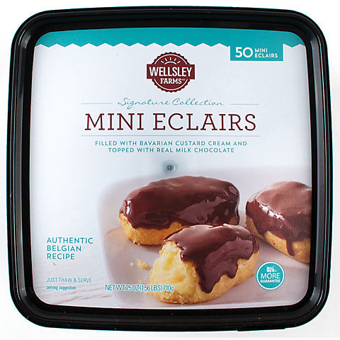 Wellsley Farms Signature Collection Mini Eclairs, 50 ct.