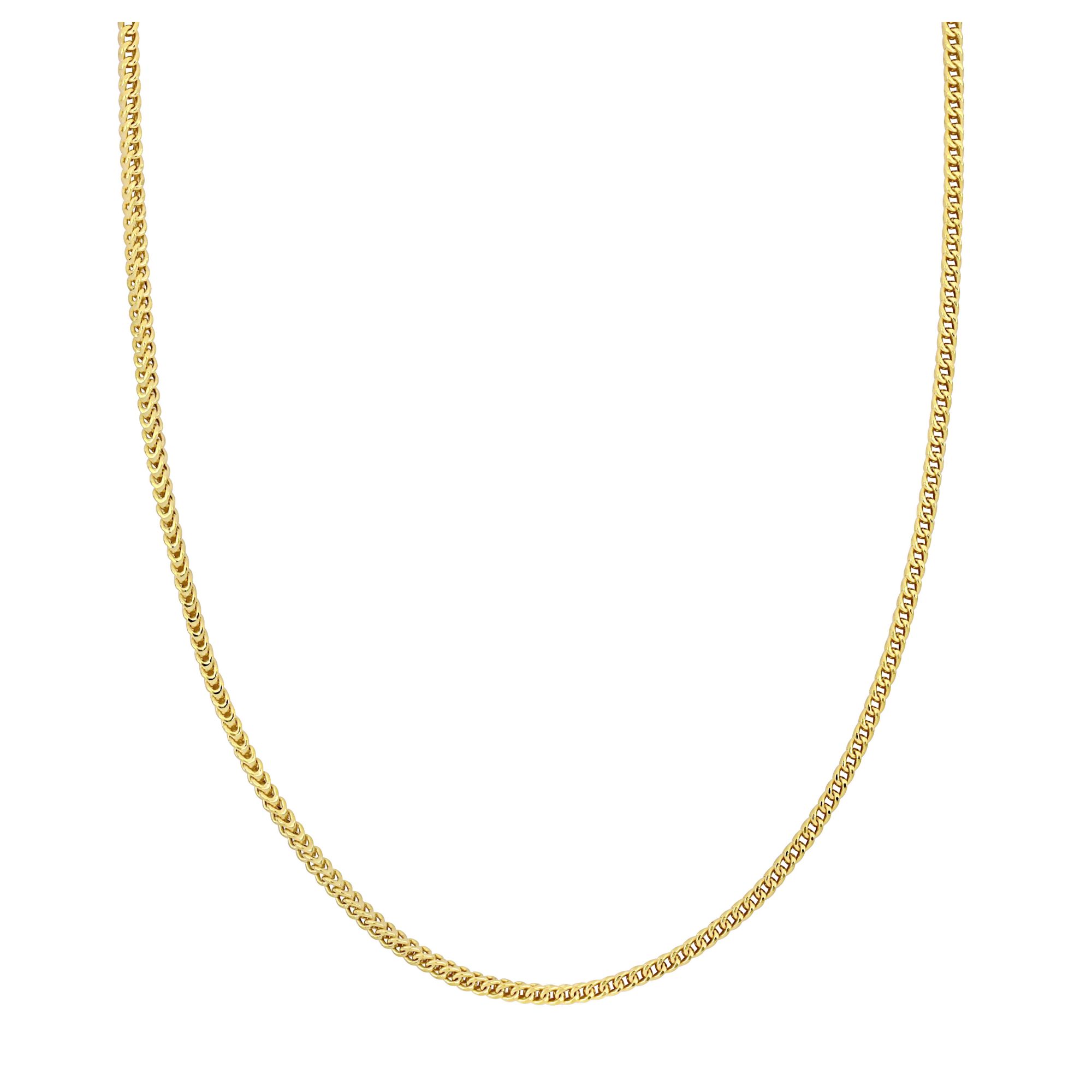 Men's Franco Link Necklace in 10k Yellow Gold | BJ's Wholesale Club