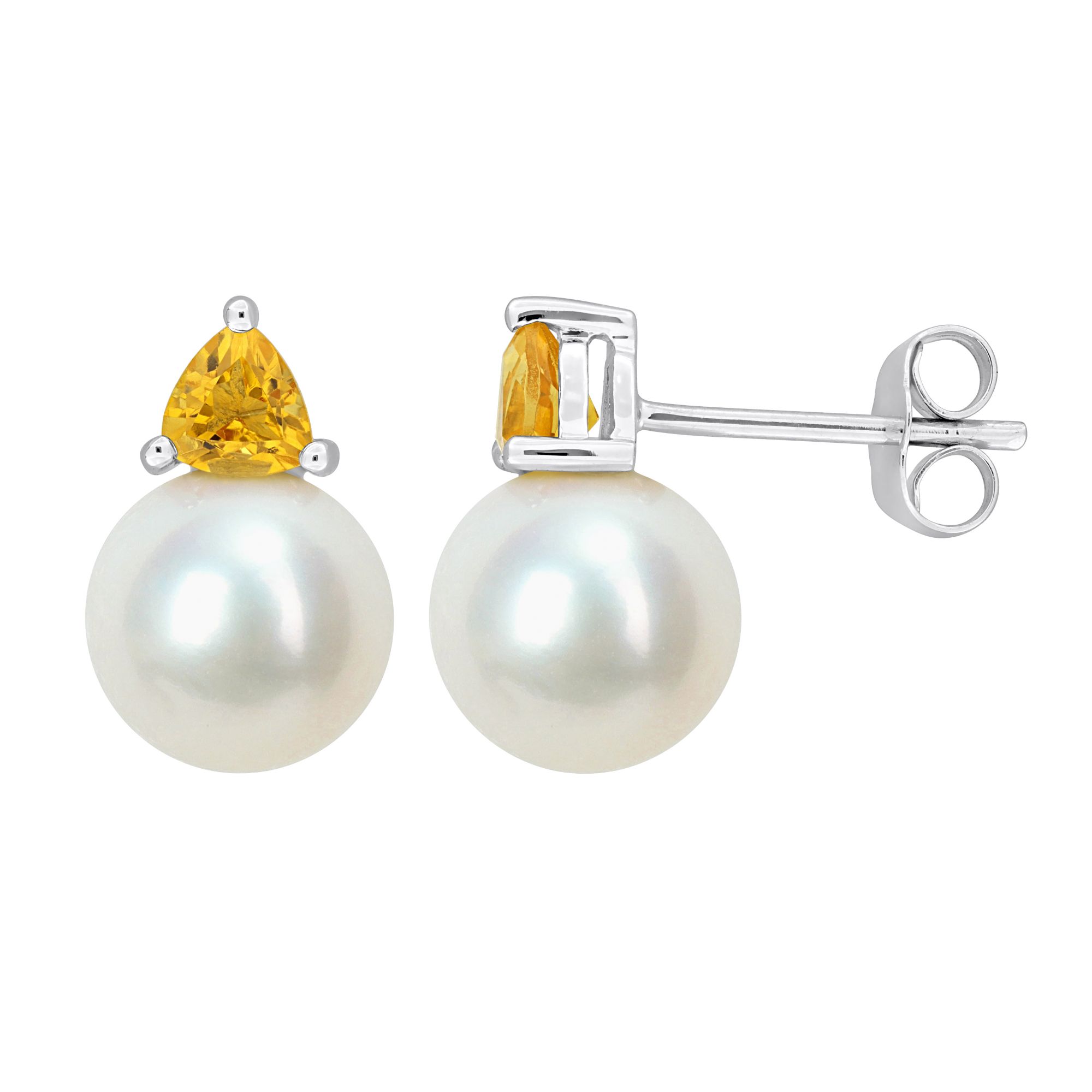 Pearl with Citrine