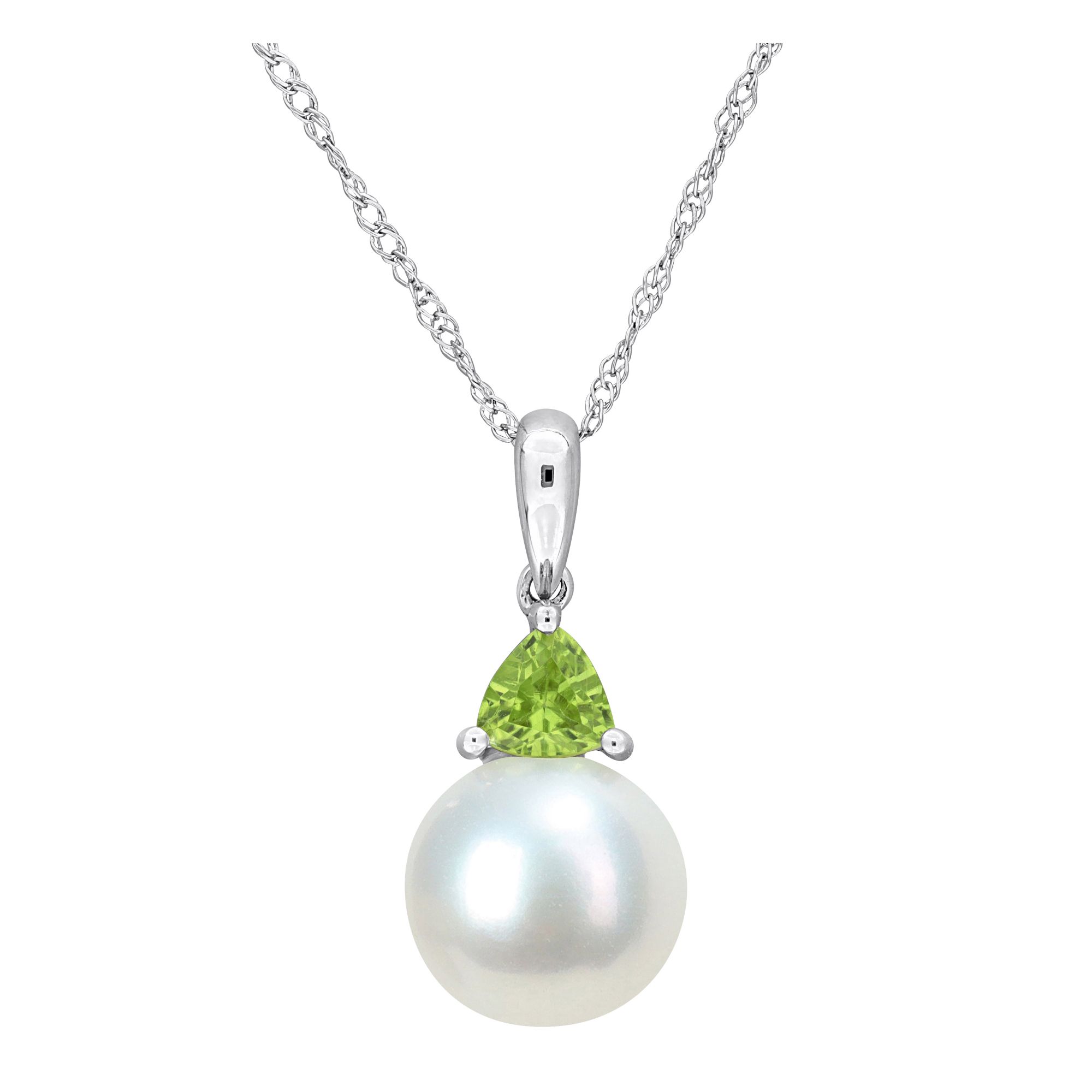 Pearl with Peridot