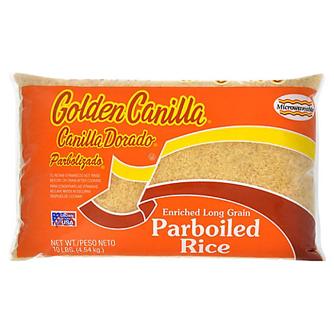 Golden Canilla Enriched Long Grain Parboiled Rice, 10 lbs.