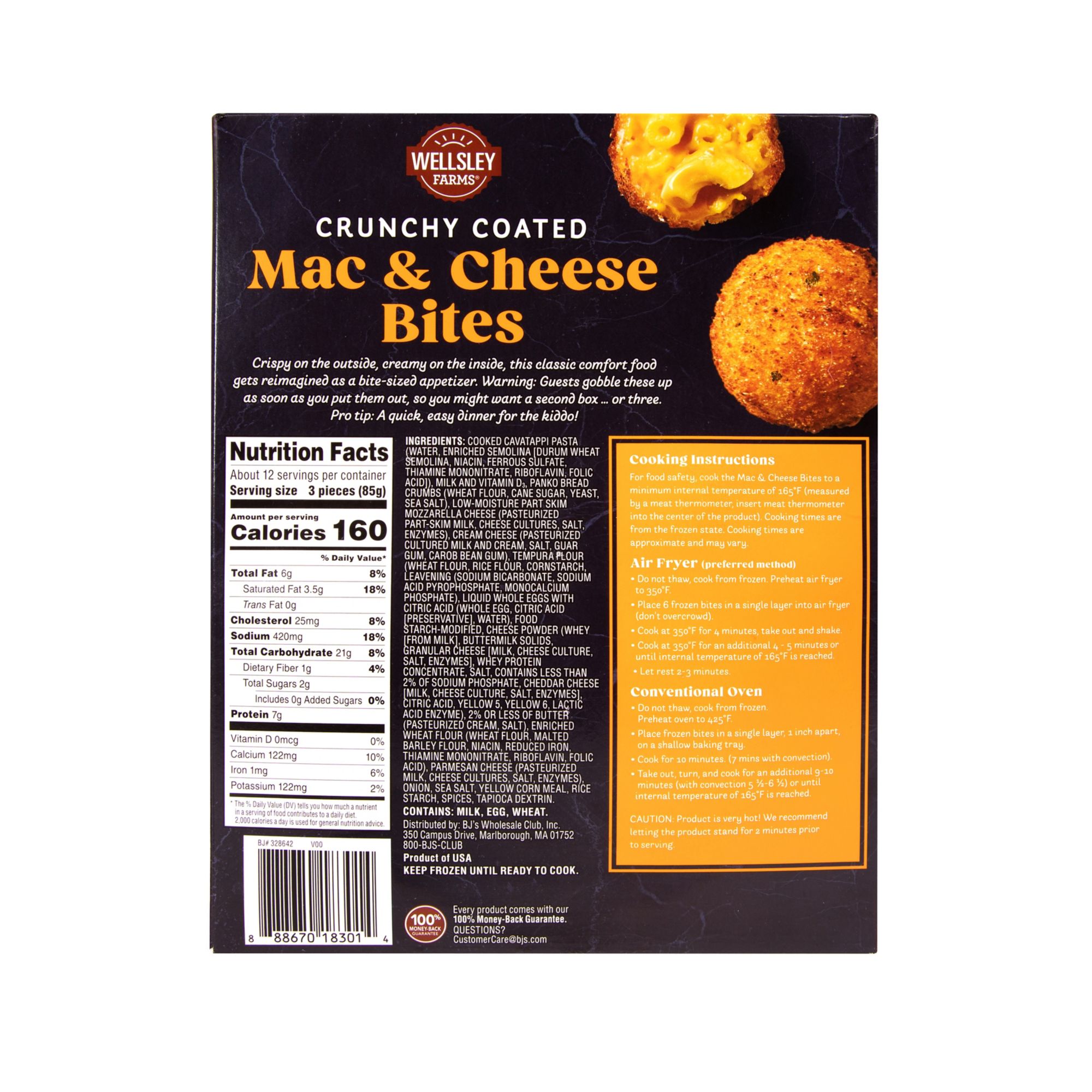 Wellsley Farms Mac and Cheese Bites, 36 ct.