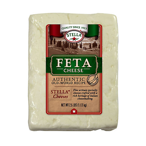 Stella Feta Cheese, 2.5 lbs.