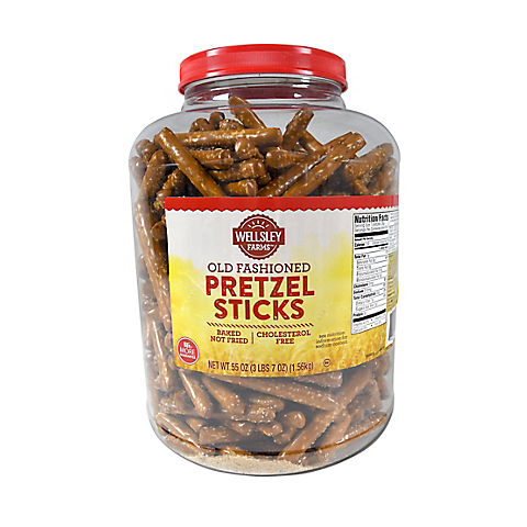 Wellsley Farms Pretzel Sticks, 55 oz.