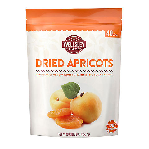 Wellsley Farms Gourmet Dried Apricots, 40 oz.