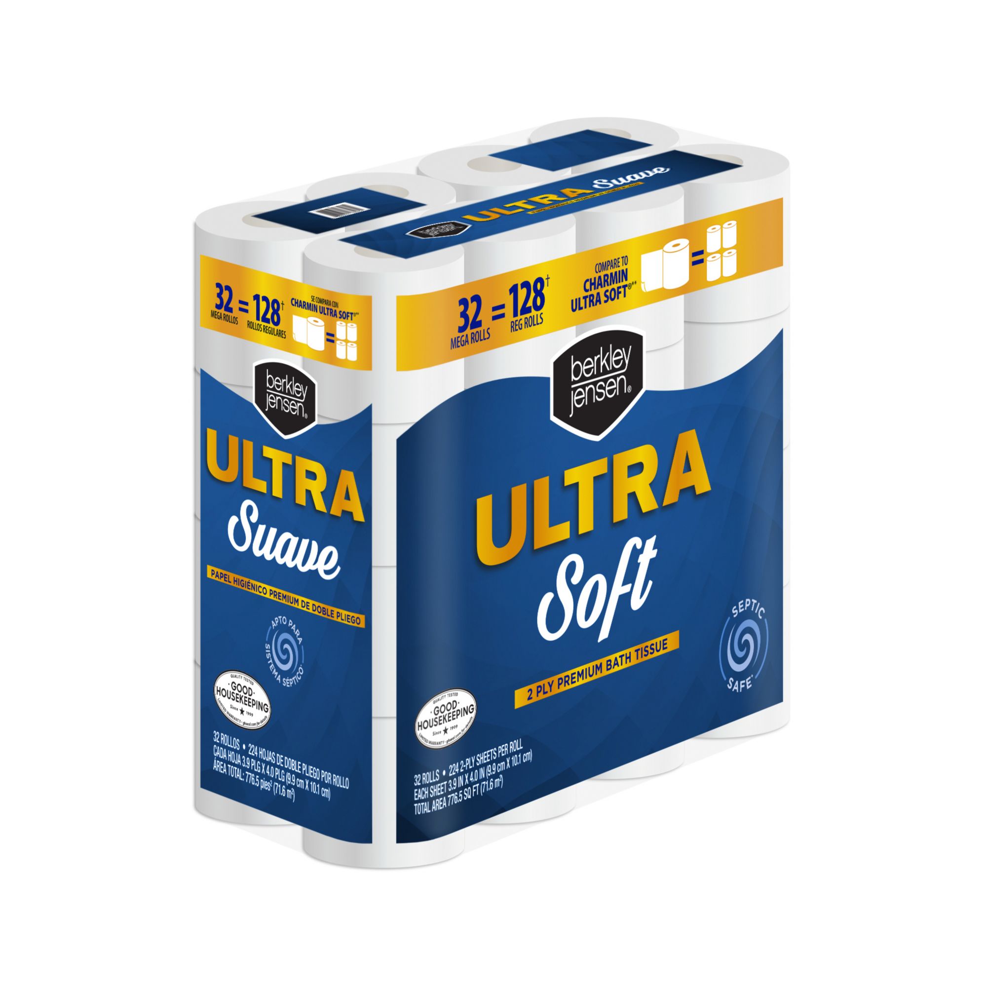 Berkley Jensen Ultra Soft Bath Tissue, 32 ct./225 sheets