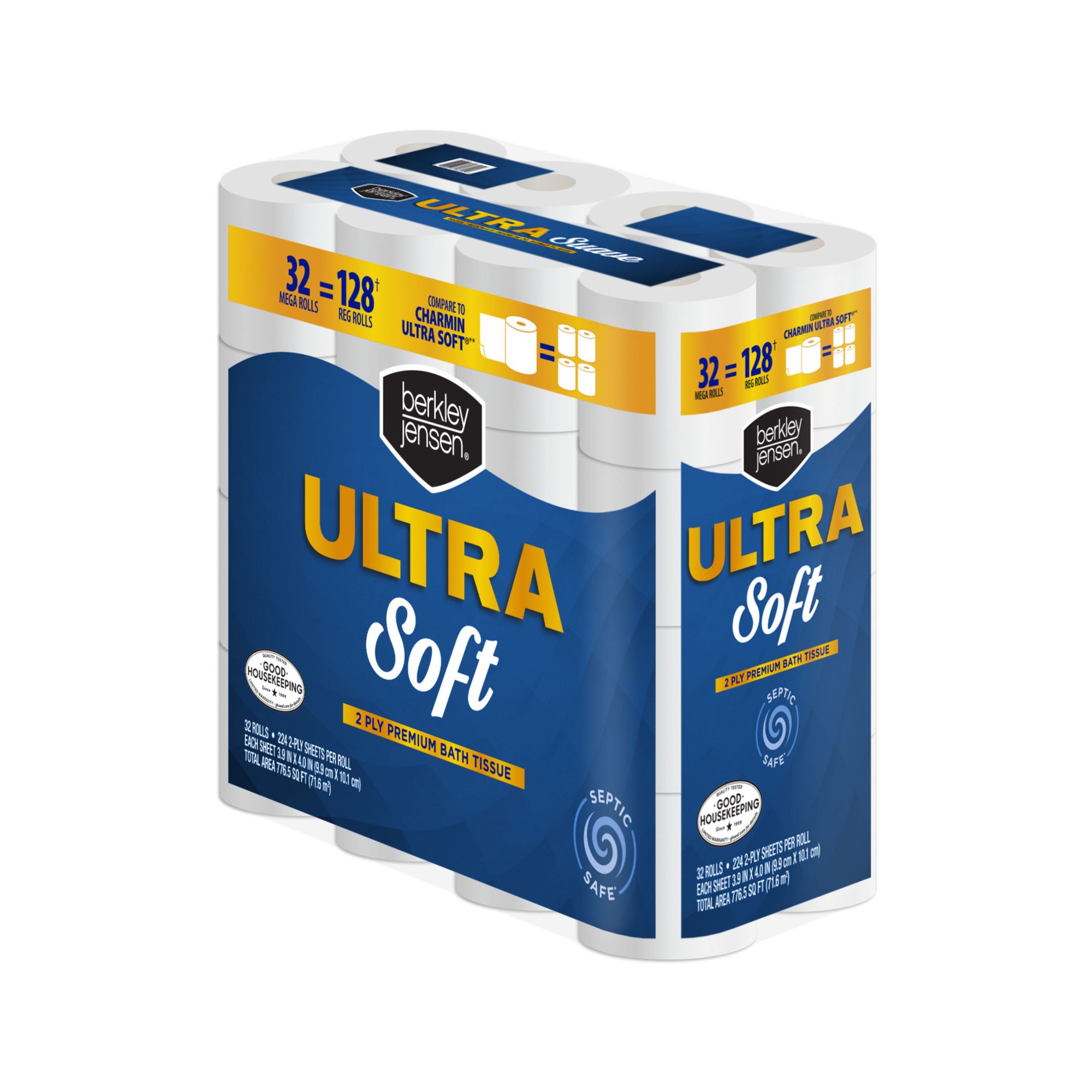 Berkley Jensen Ultra Soft Bath Tissue, 32 ct./225 sheets