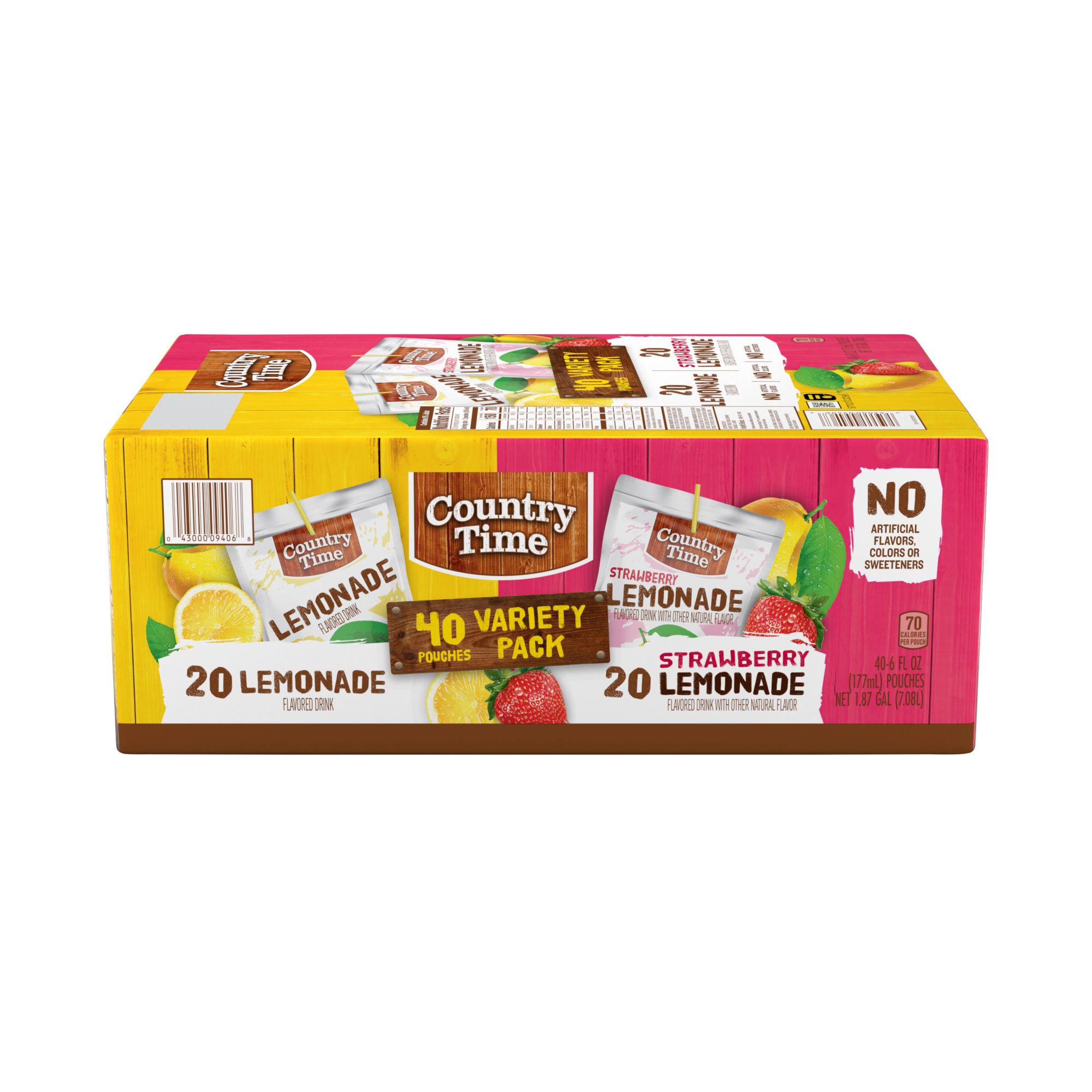 Country Time Country Ready To Drink Soft Drink Lemonade, 40 pk. BJ's