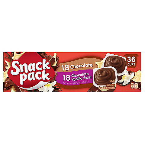 Snack Pack Variety Pudding Cups, 36 ct./3.25 oz.