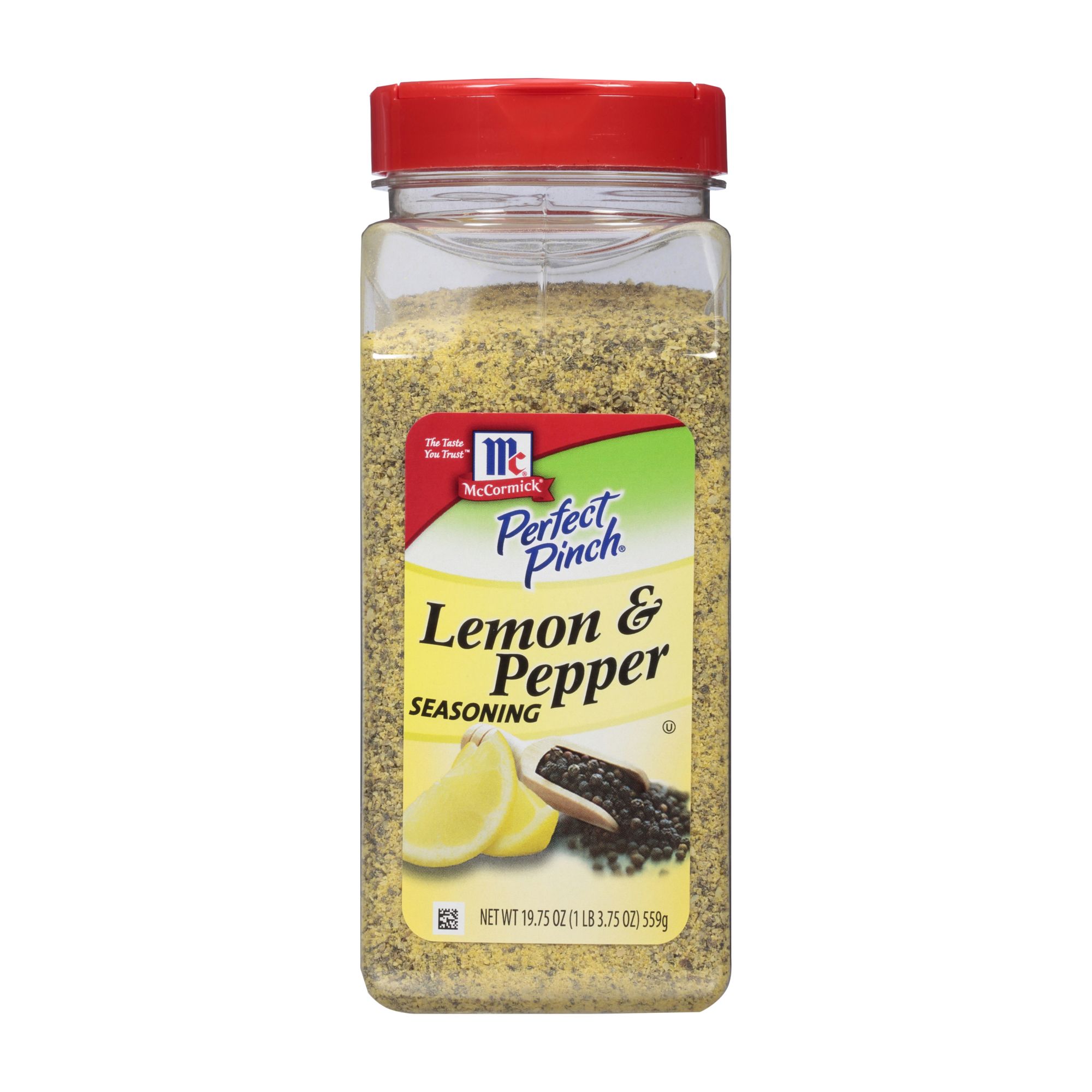 Mccormick Perfect Pinch Seasoning, Lemon & Pepper - 19.75 oz