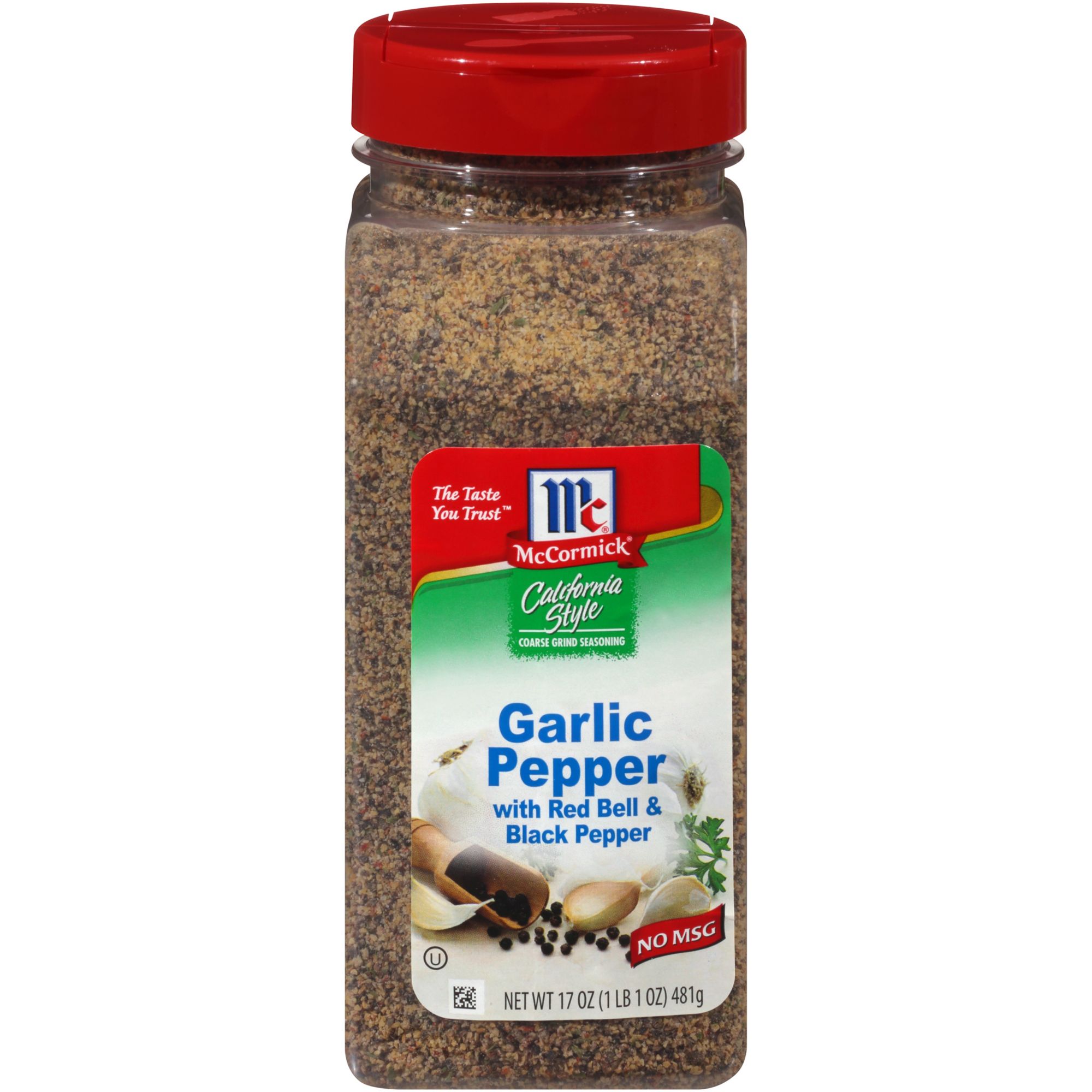 Mccormick Grinder Seasoning, Garlic Pepper, Adjustable - 1.23 oz