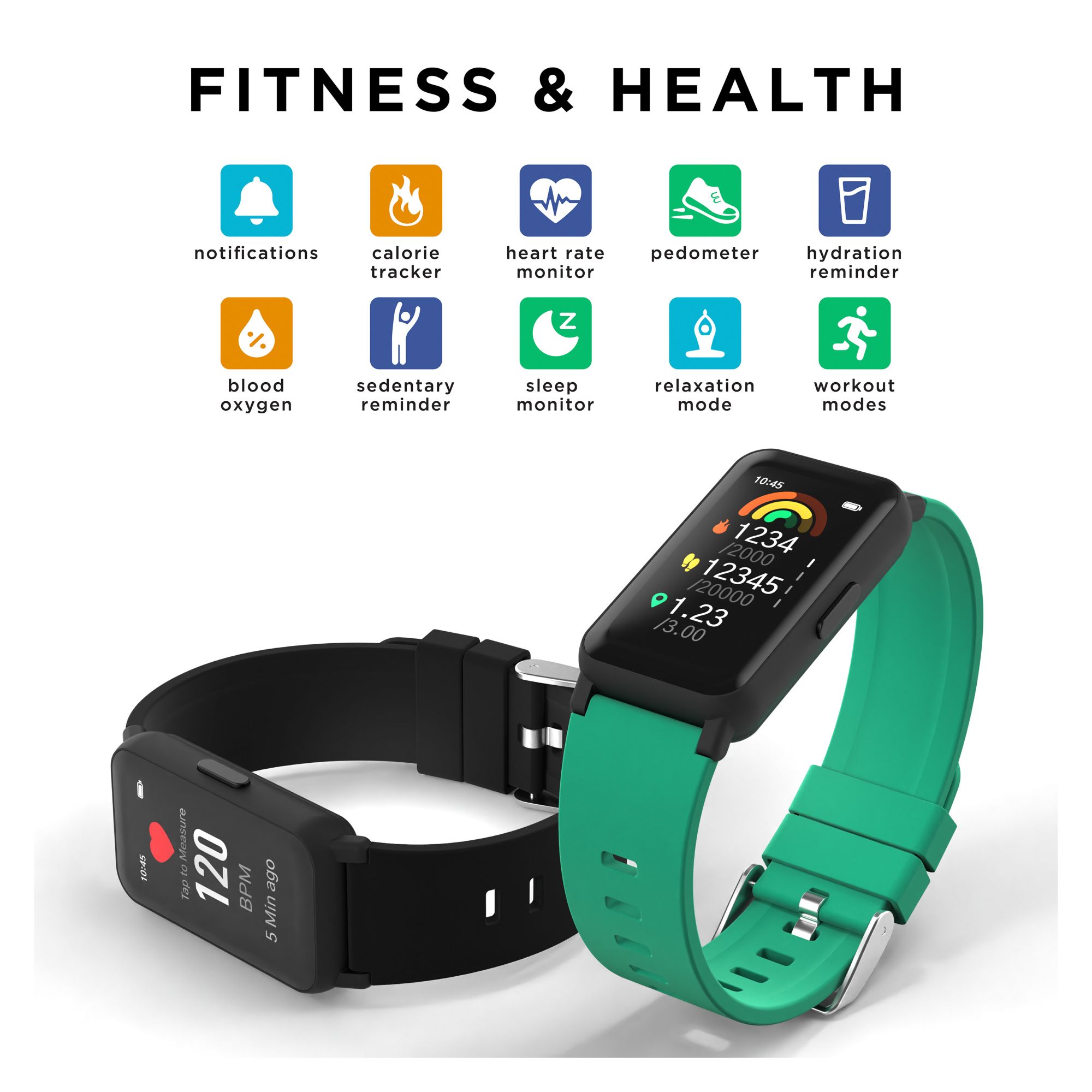 NEW ENUOSUMA Fitness Tracker/Fitness Watch/Smart Watch 1.4 popular