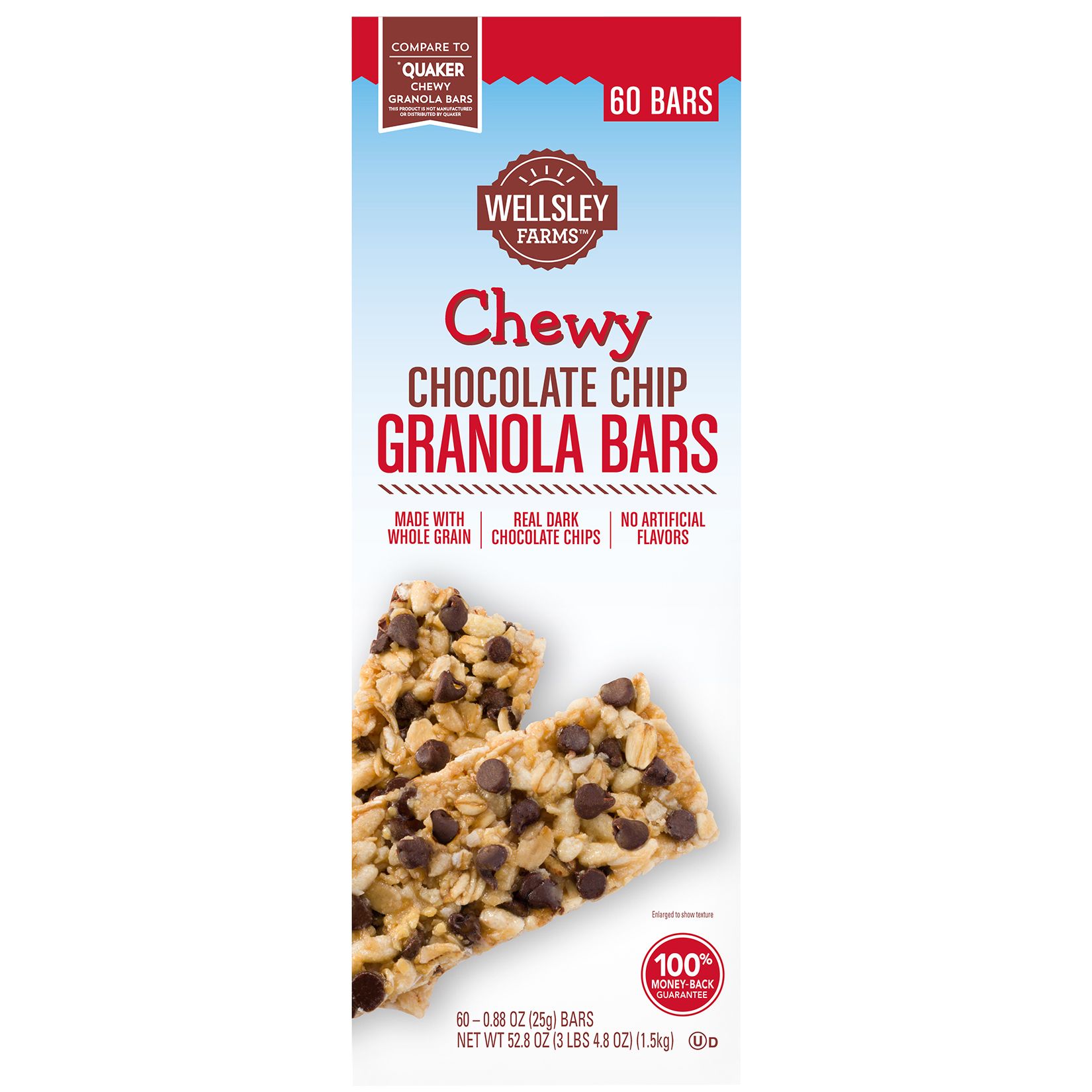 Wellsley Farms Chewy Chocolate Chip Granola Bars