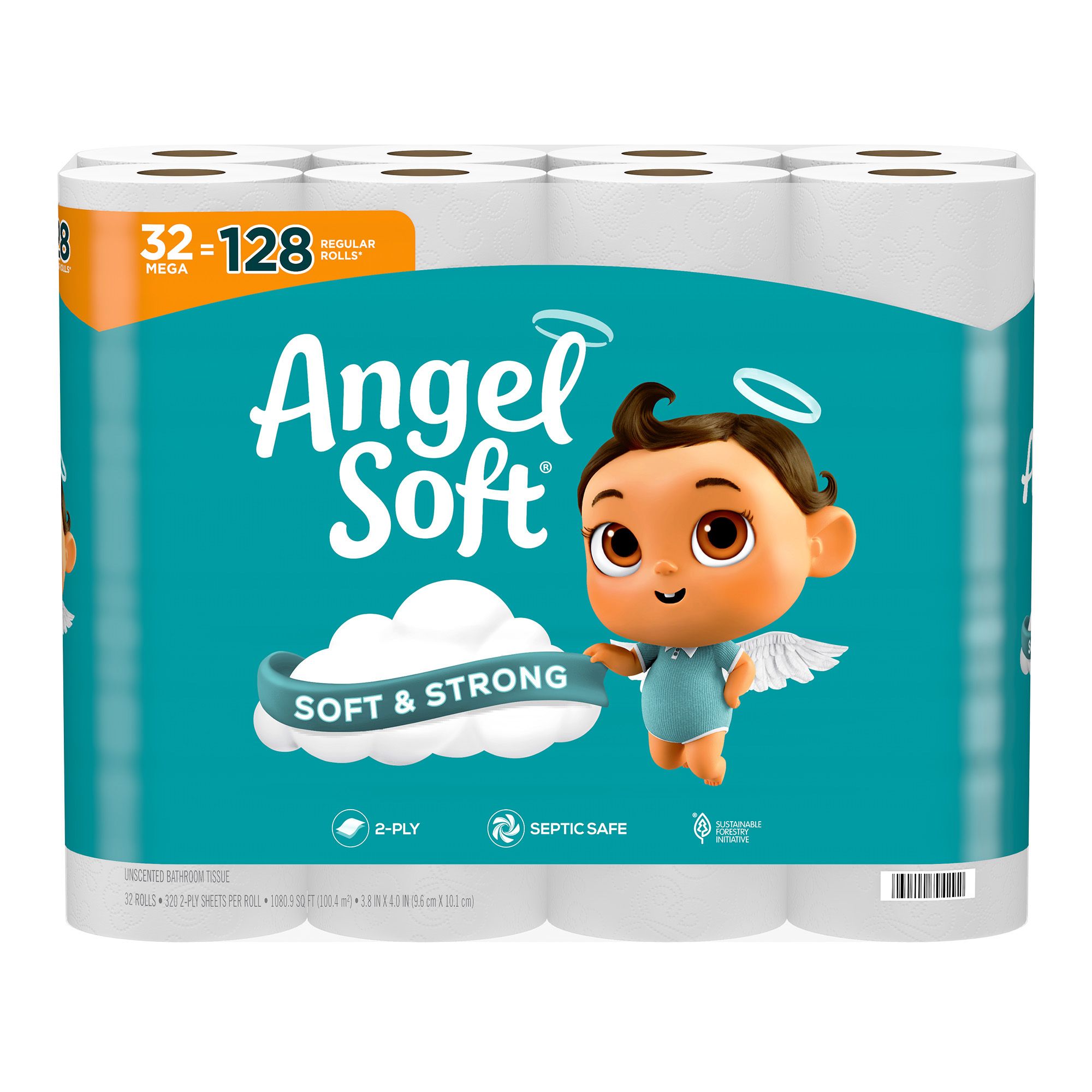 Angel Soft Toilet Paper, 32 Mega Rolls
