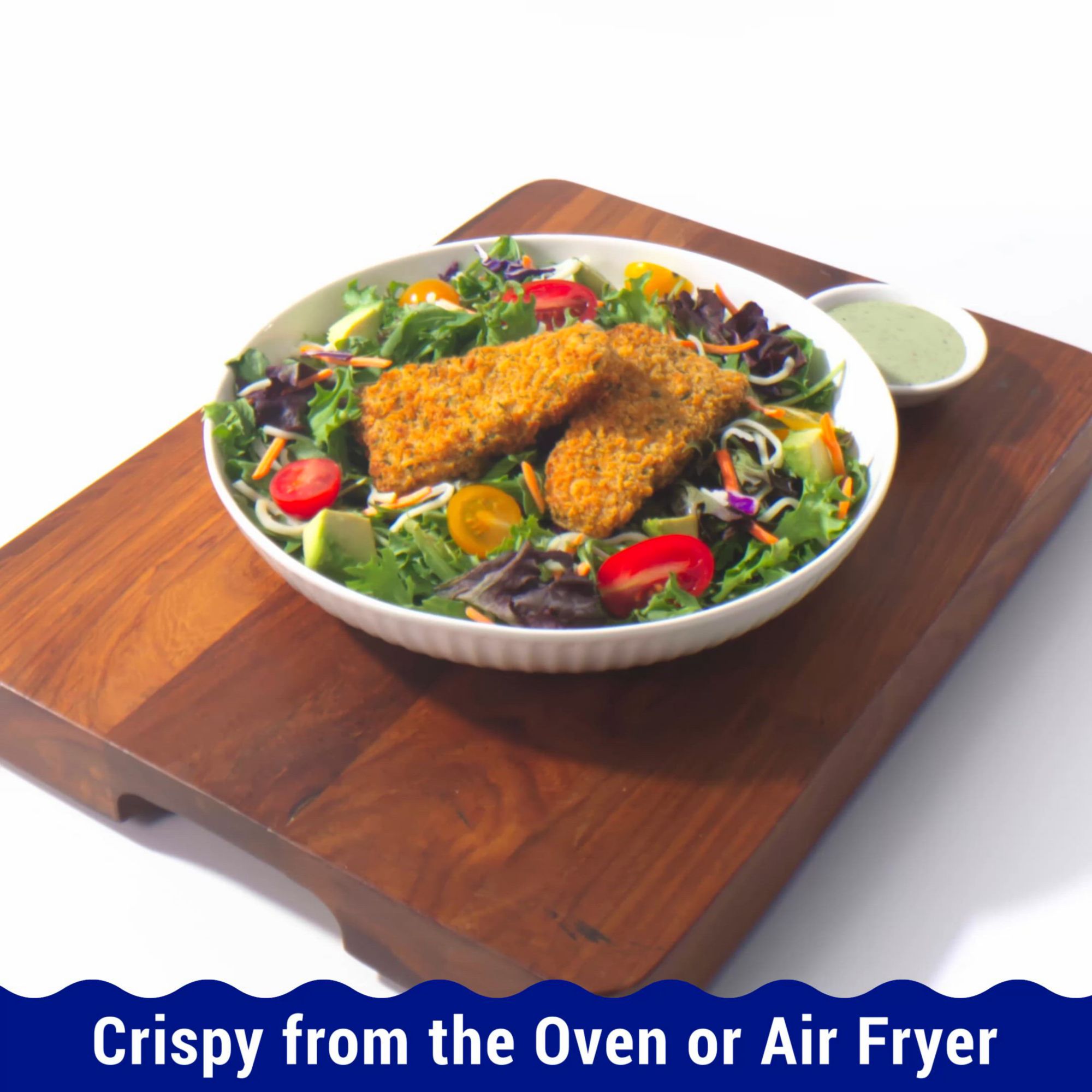 Gorton's Air Fried Garlic & Herb Fish Fillets, Whole Fillets, Wild Caught Alaskan Pollock, 28 ct.