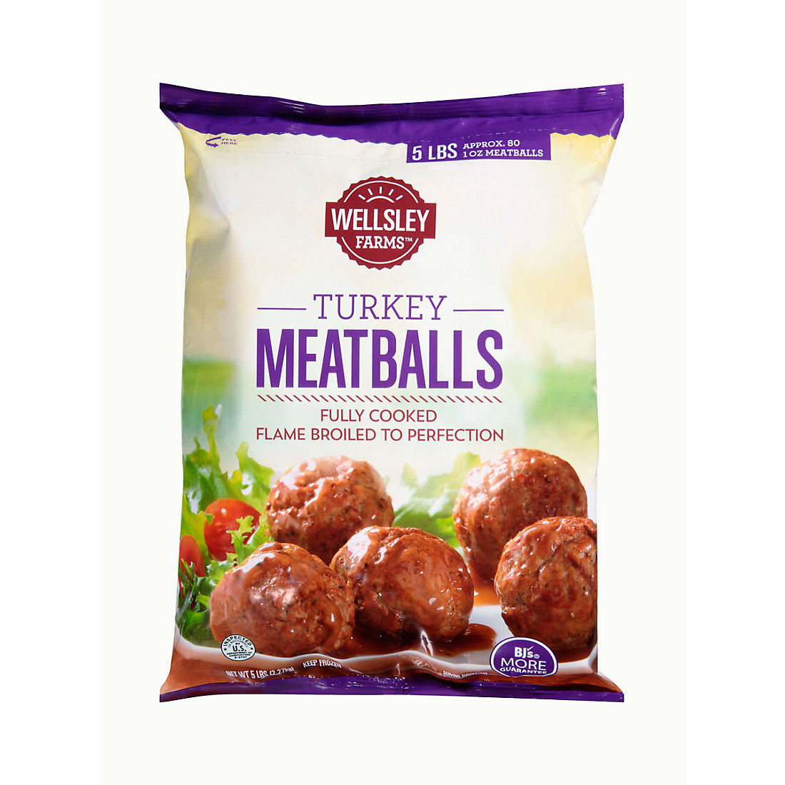 Wellsley Farms Turkey Meatballs 5 Lbs Bjs Wholesale Club