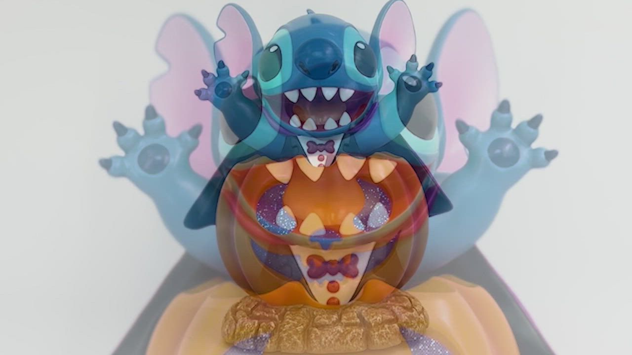 Disney Stitch Color Changing Light Up Pumpkin with Music