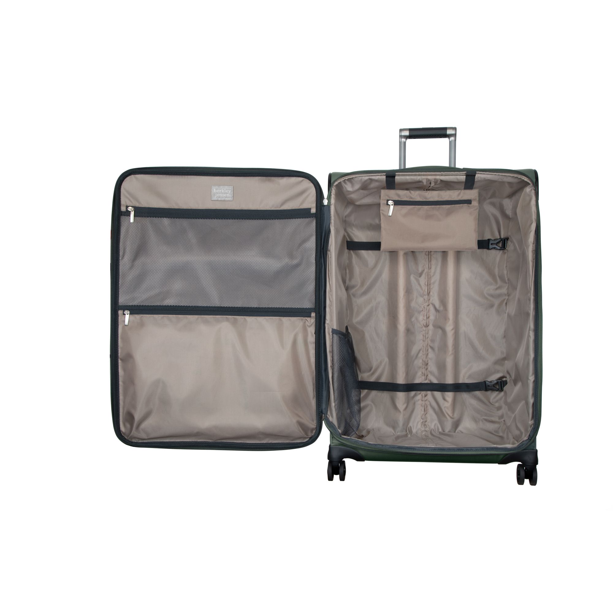 Berkley Jensen 2-Pc. Softside Luggage Set - Carry-On + Large Check-In - Green