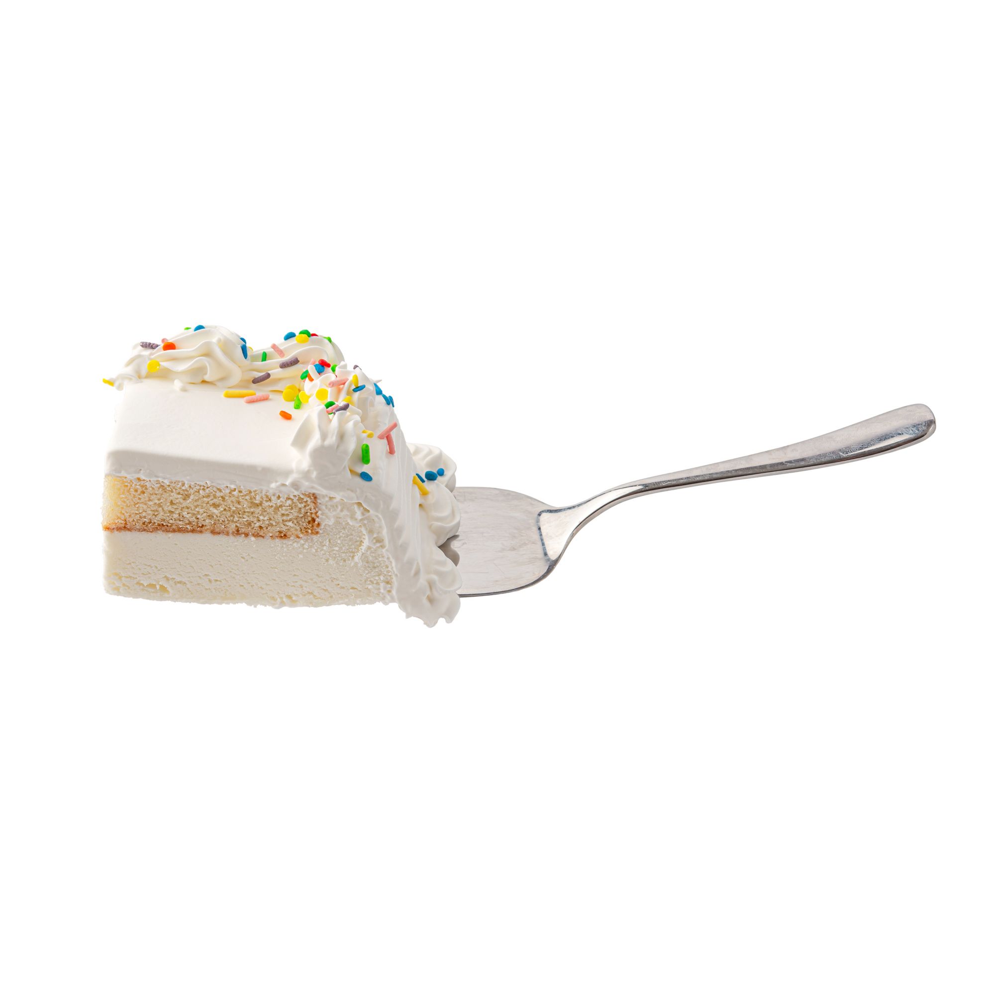 Jon Donaire Decorated Vanilla/White Ice Cream Cake, 1/4 Sheet, Serves 18
