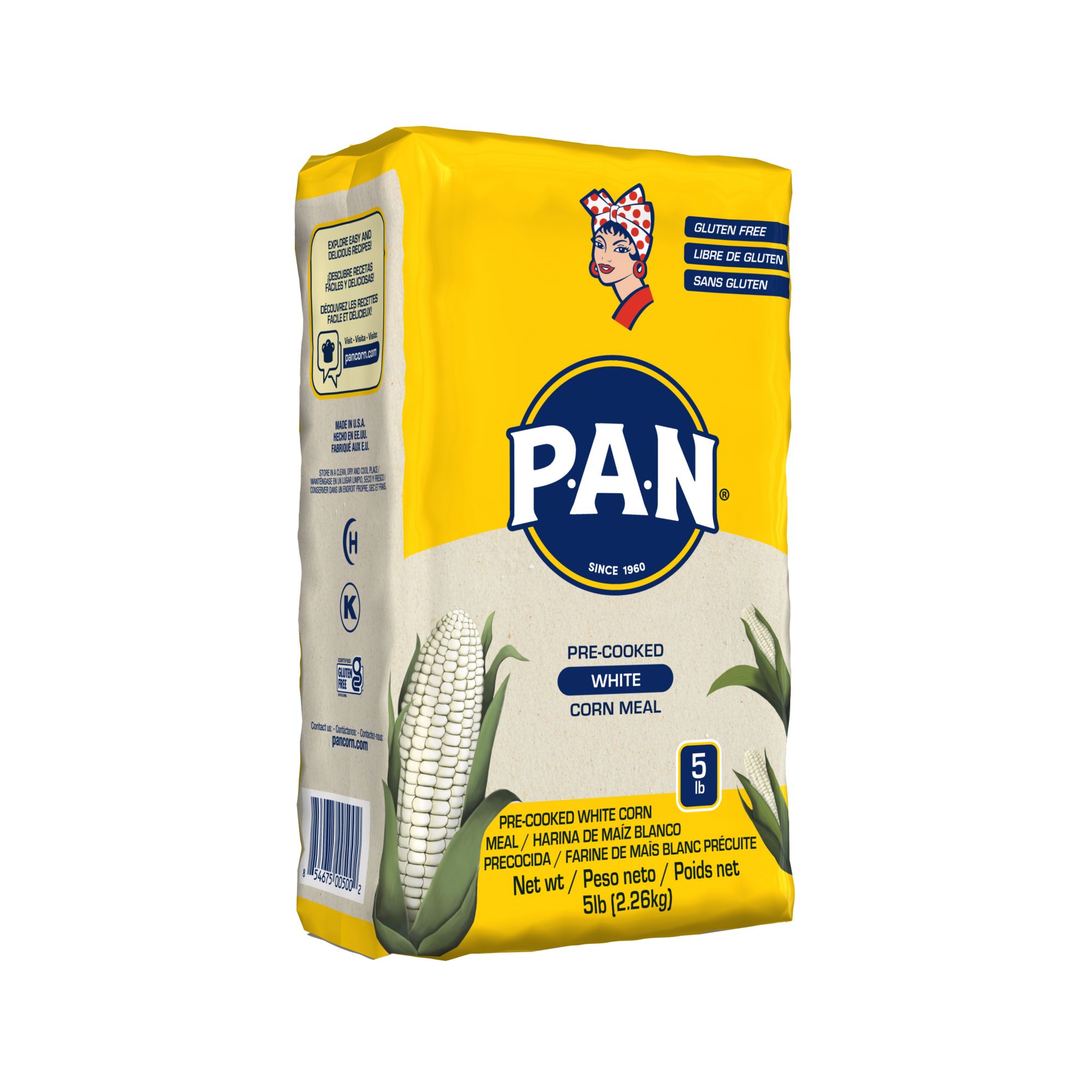 P.A.N. Pre-cooked Yellow Corn Meal, 5 lbs.