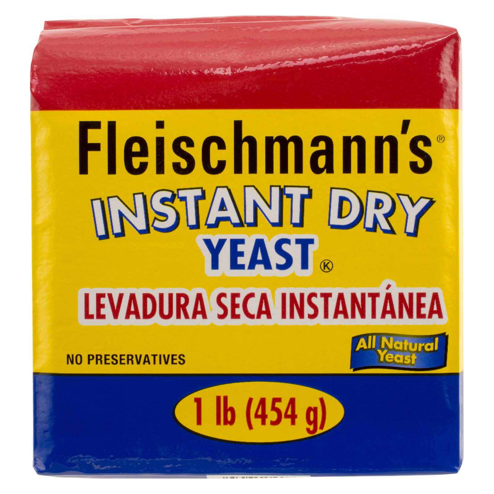 Fleischmann S Instant Dry Yeast 2 Pk 1 Lb Bjs Wholesale Club