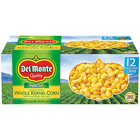 Del Monte Whole Corn, 12 pk./15.25 oz.