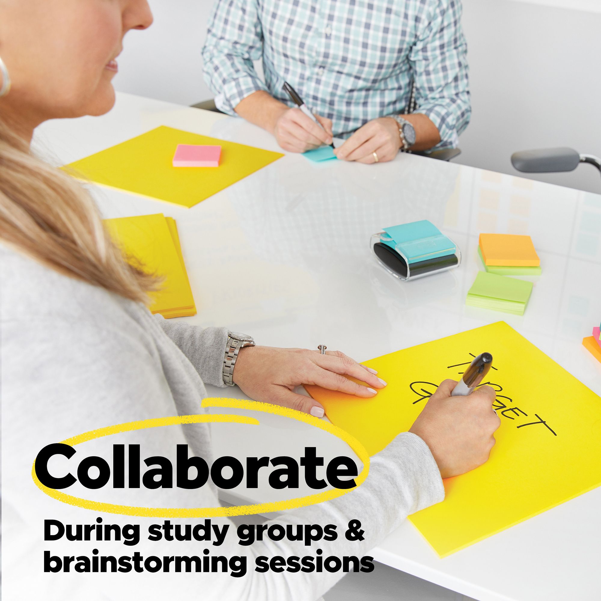 Post-it Super Sticky Big Pads , Mixed Pack, 2 Pads/30 Sheet, 100% PEFC