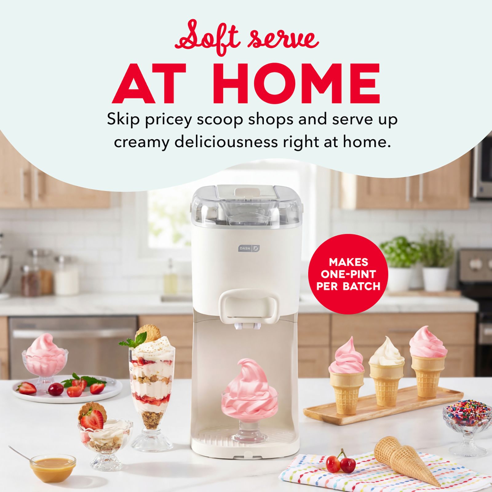 Dash Soft Serve Ice Cream Maker