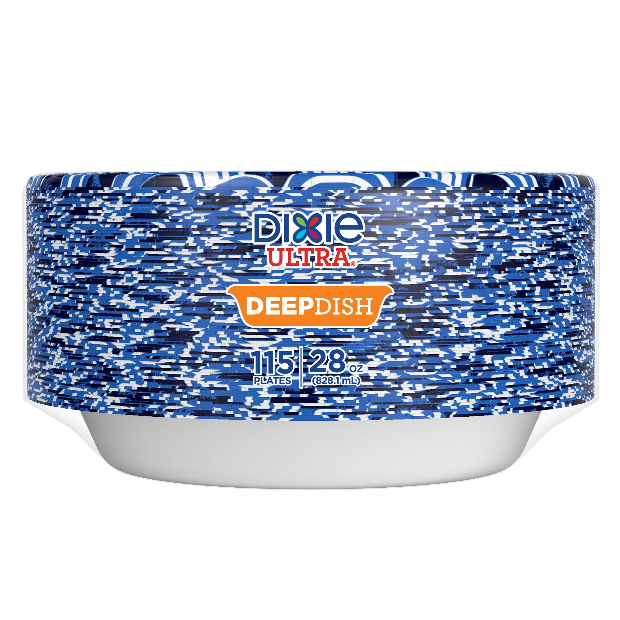 Dixie Ultra Extra Deep Dish Disposable Paper Plates, 28 oz./115 ct.