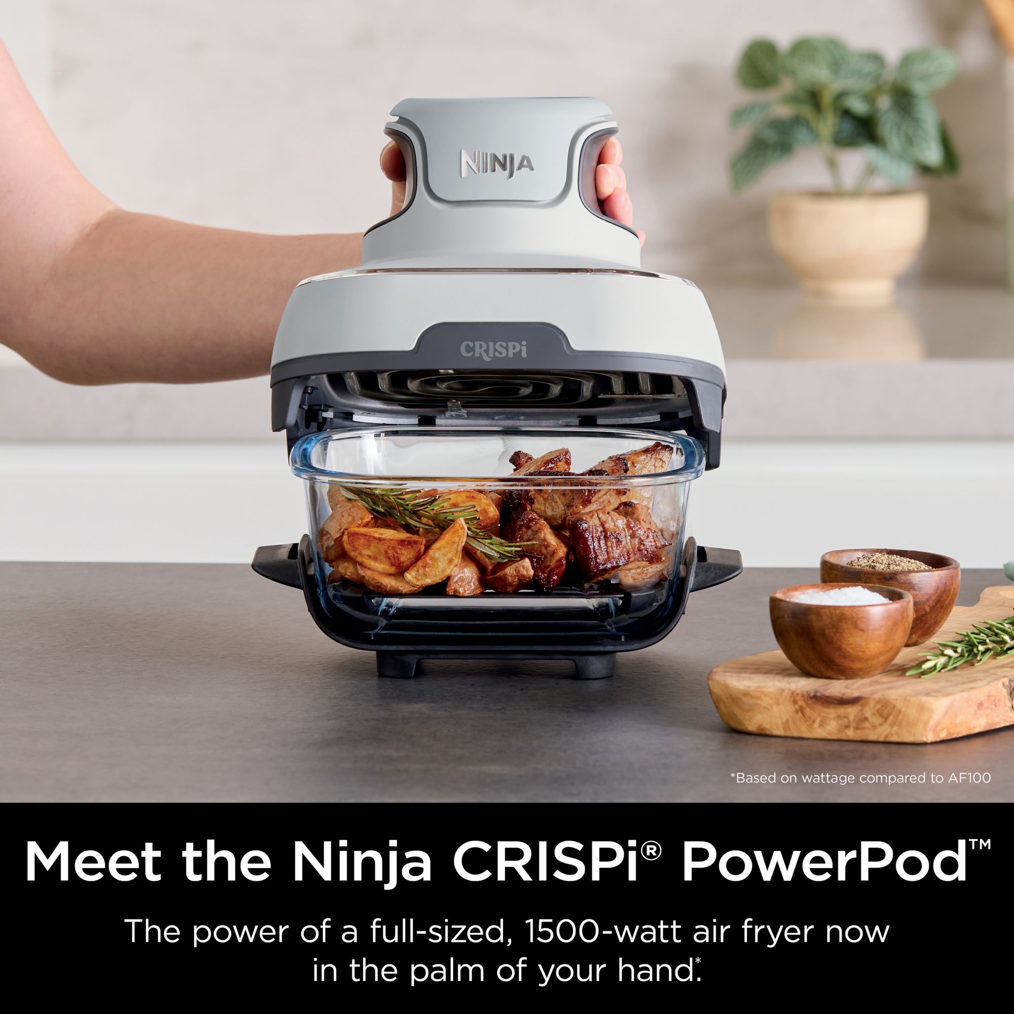 Ninja Crispi 3-in-1 Portable Glass Air Fryer Cooking System