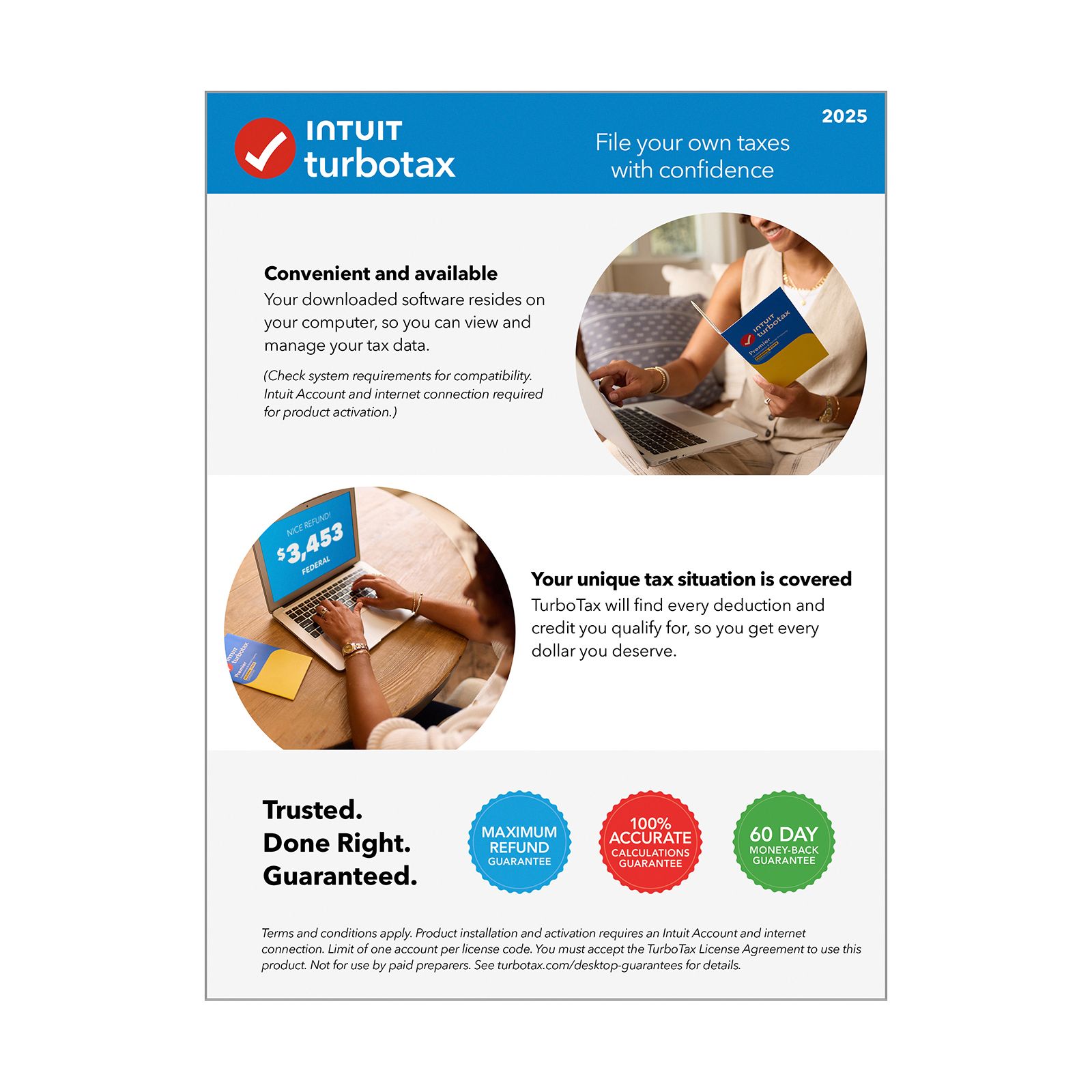 Intuit TurboTax Deluxe Fed + Efile 2025