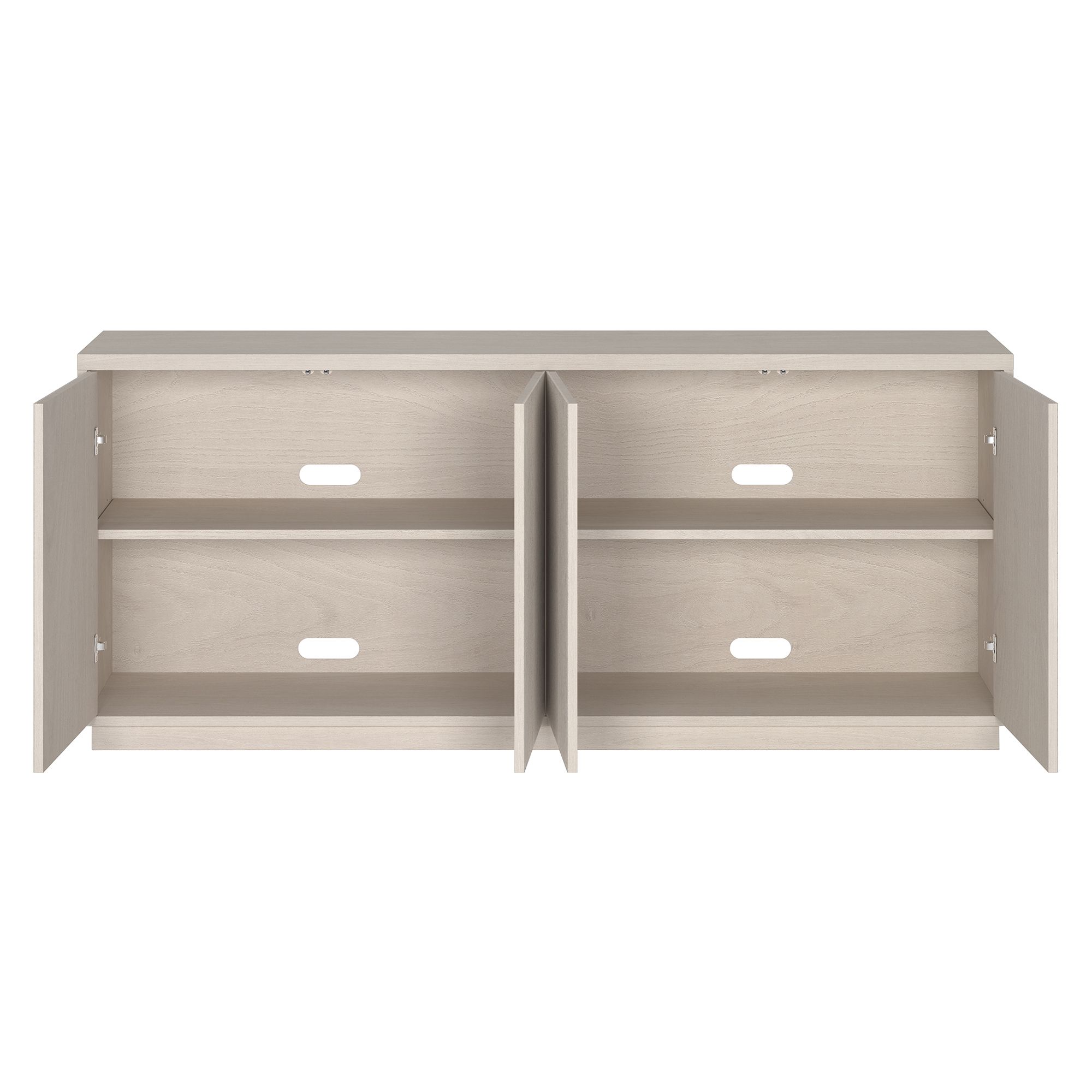 Alston 68" Rectangular Fluted Buffet Table (Select Color)