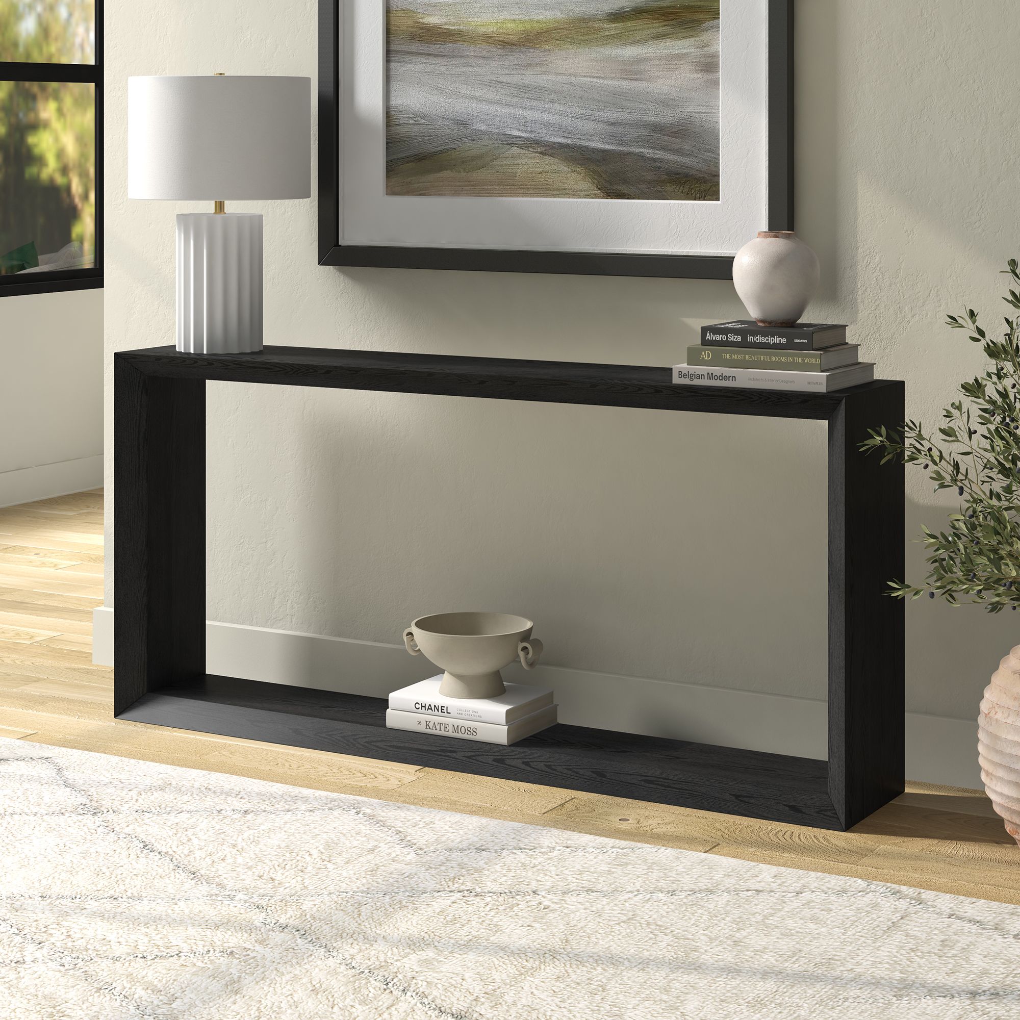 Osmond 64" Wide Rectangular Console Table (Select Color)