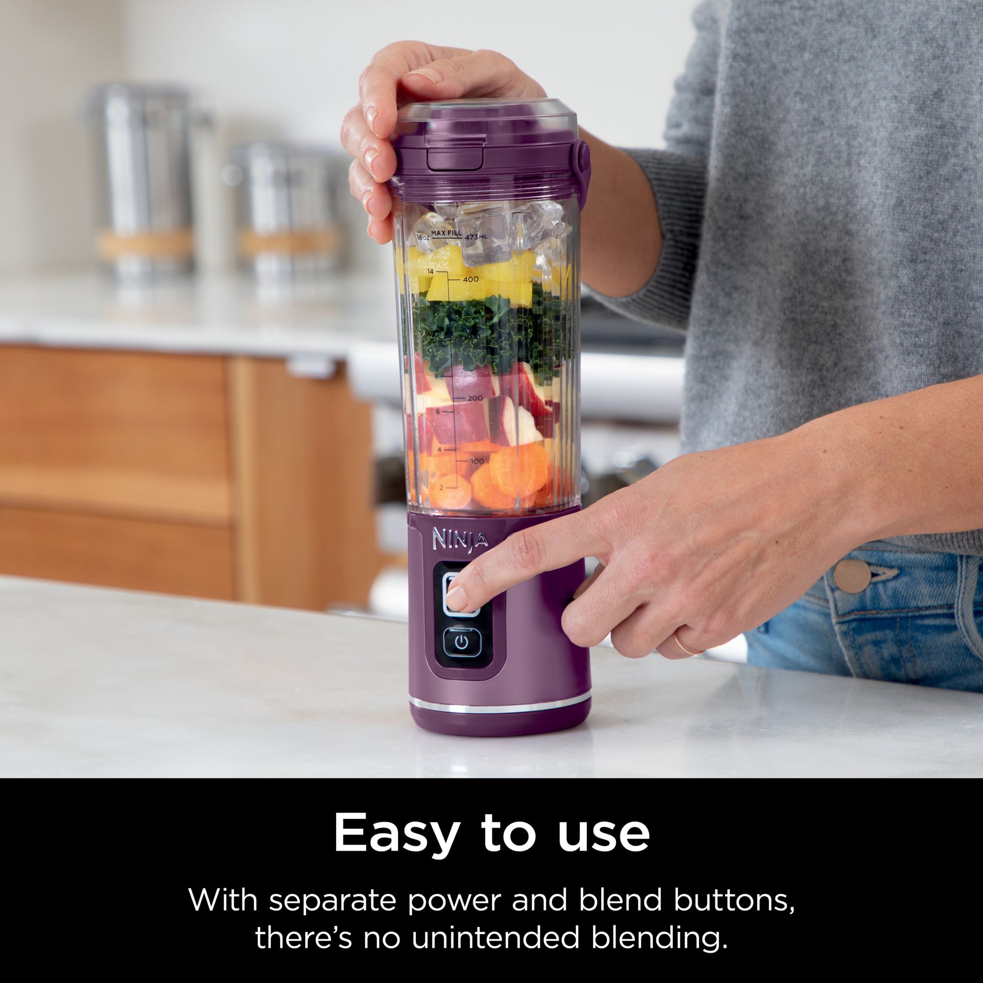 Ninja Blast Portable Blender - Passion Fruit Purple, 18 oz.