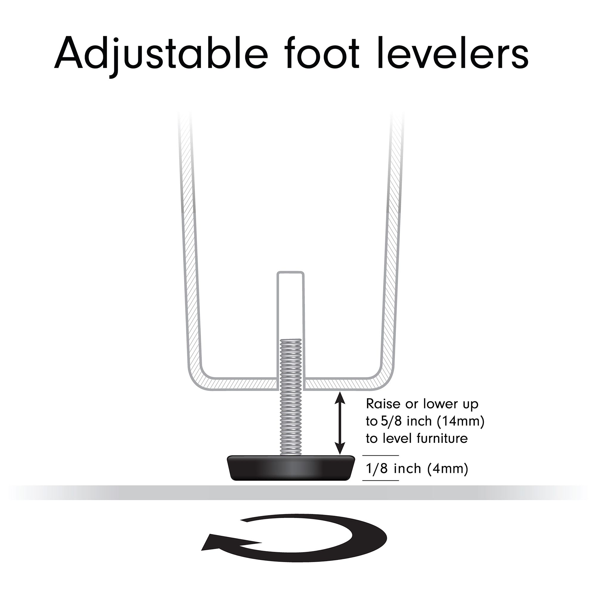 Chabot Rectangular TV Stand for TV's up to 75" (Select Color)