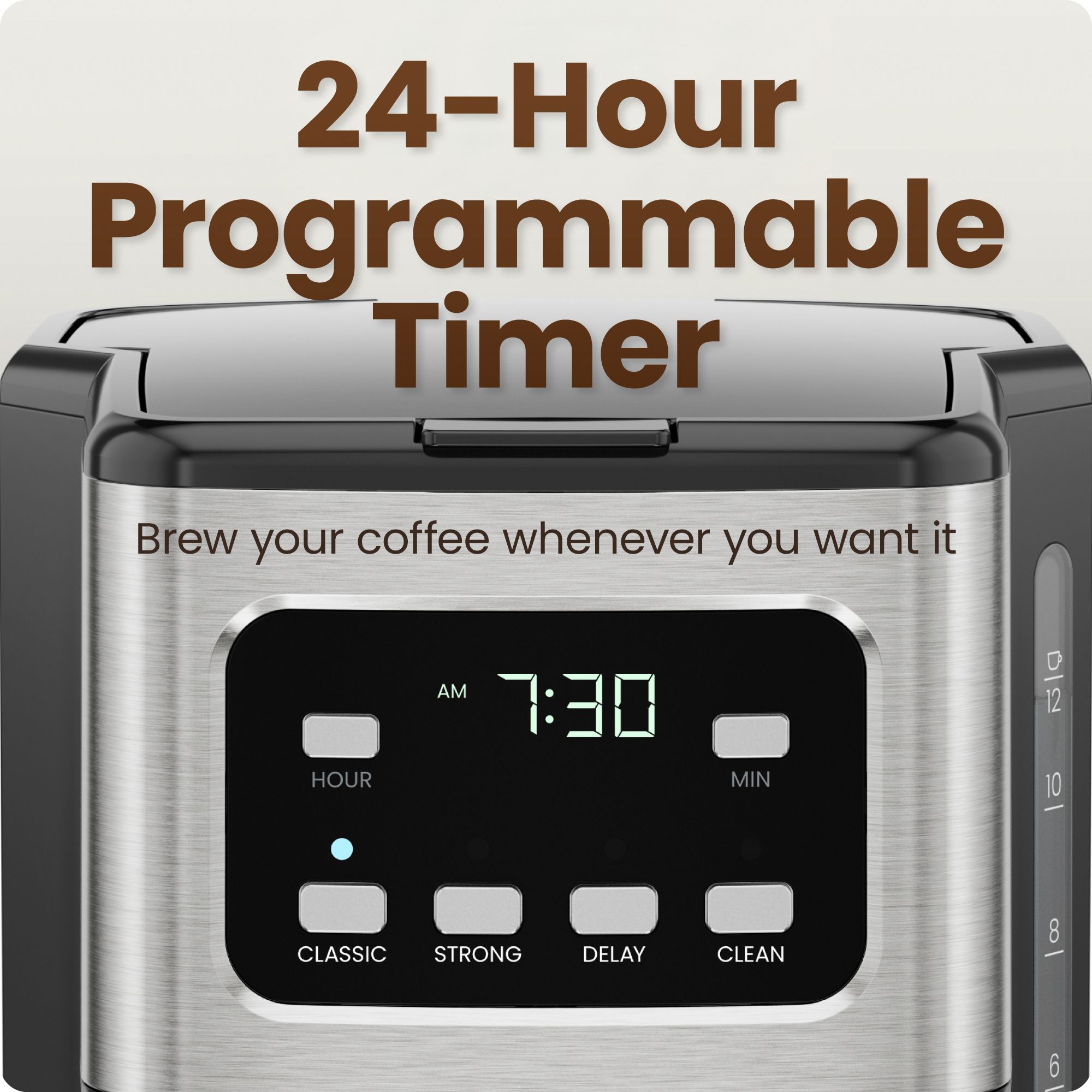 Chefman Programmable 12-Cup Coffee Maker | BJ's Wholesale Club