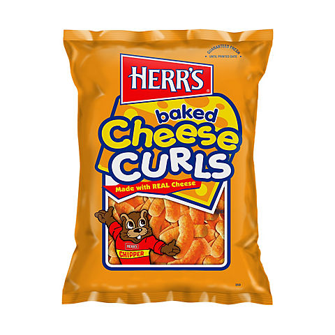HERR'S Baked Cheese Curls, 15 oz.
