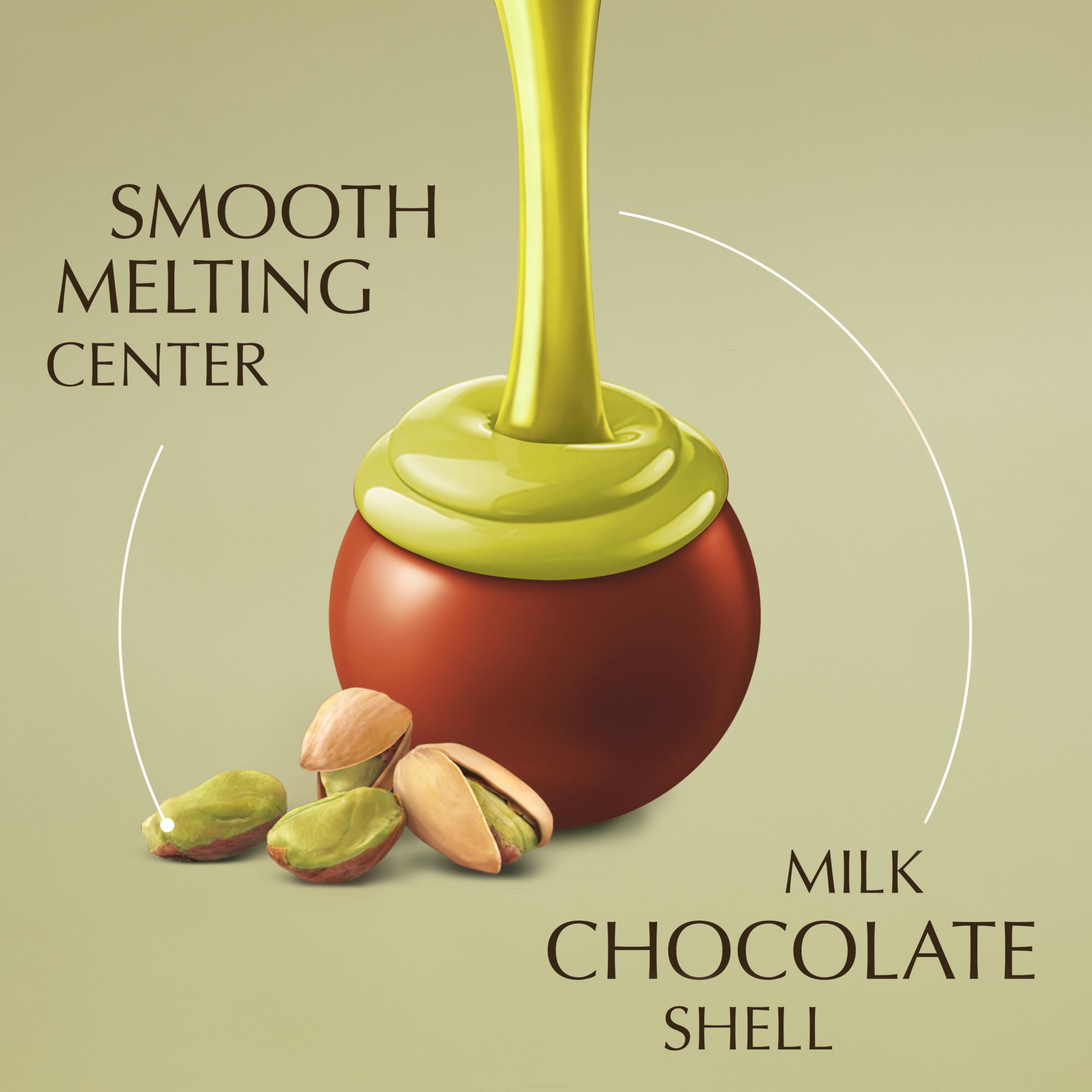 Lindt Lindor Pistachio Milk Chocolate Truffles, 19.8 oz.