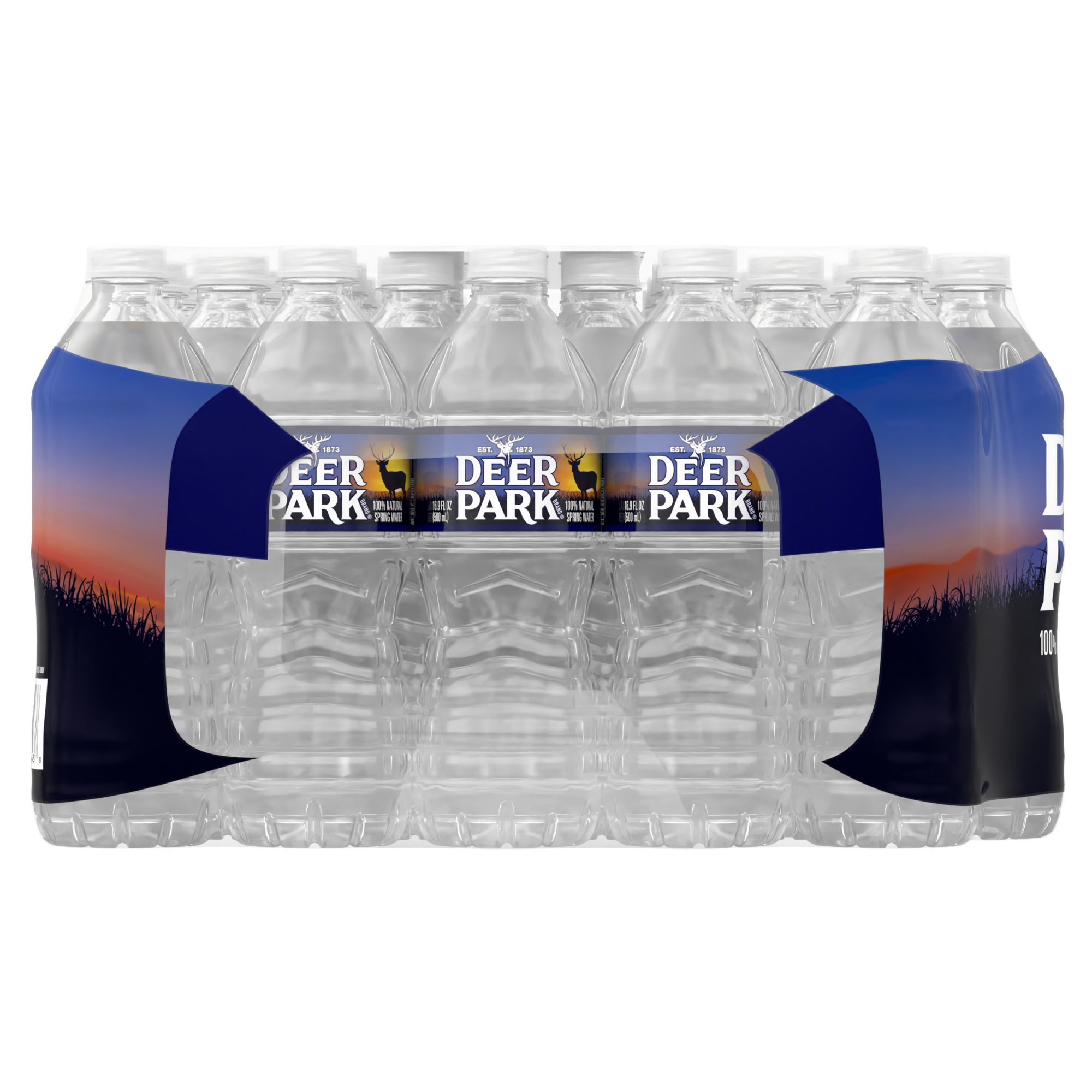 DEER PARK Brand 100% Natural Spring Water, 12-ounce plastic bottles (Pack  of 12)