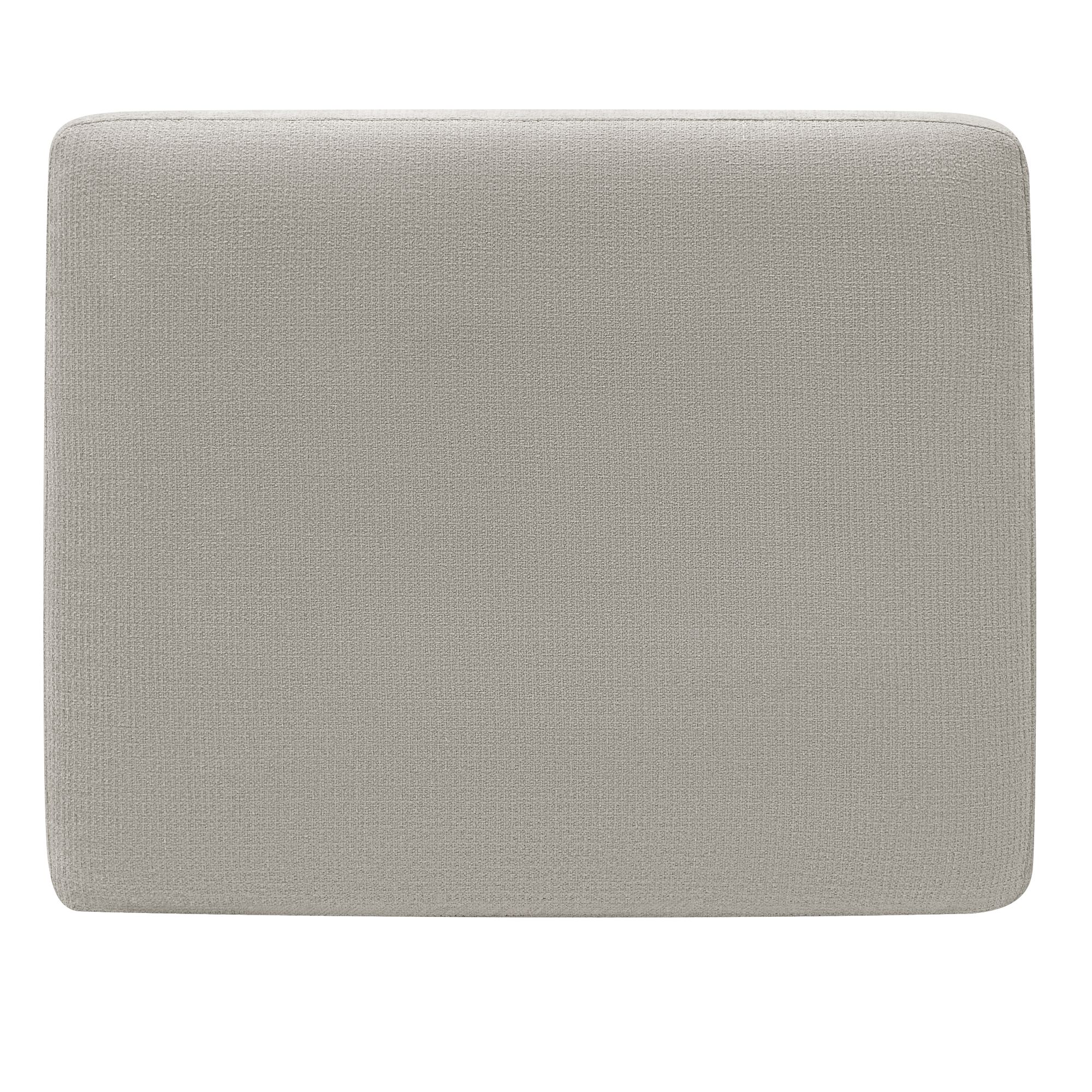 True Innovations Lydon Fabric Storage Ottoman, Taupe