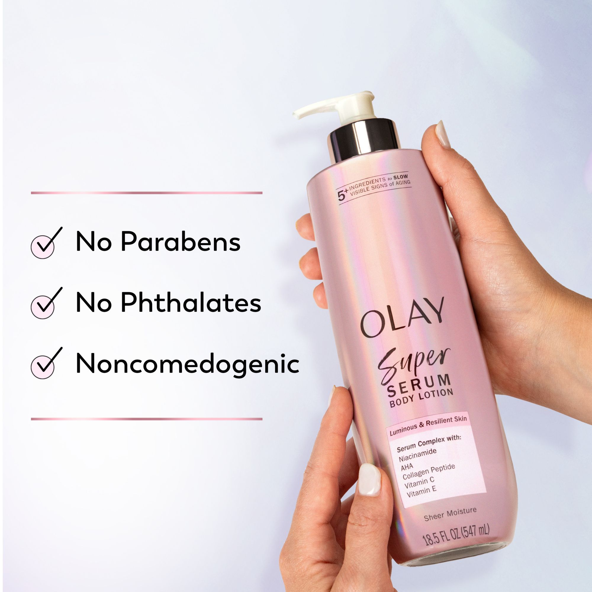 Olay Super Serum Body Lotion, 2 pk./18.5 fl. oz.