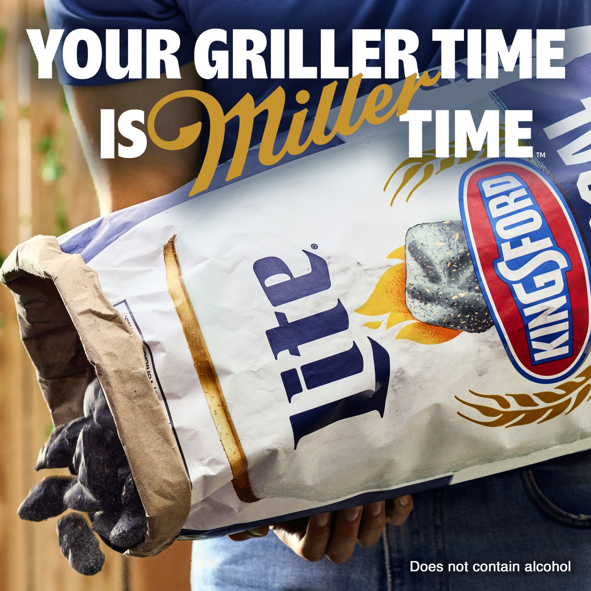 Kingsford Miller Lite Beercoal Charcoal Briquettes Made with Real Beer, 20 lbs.