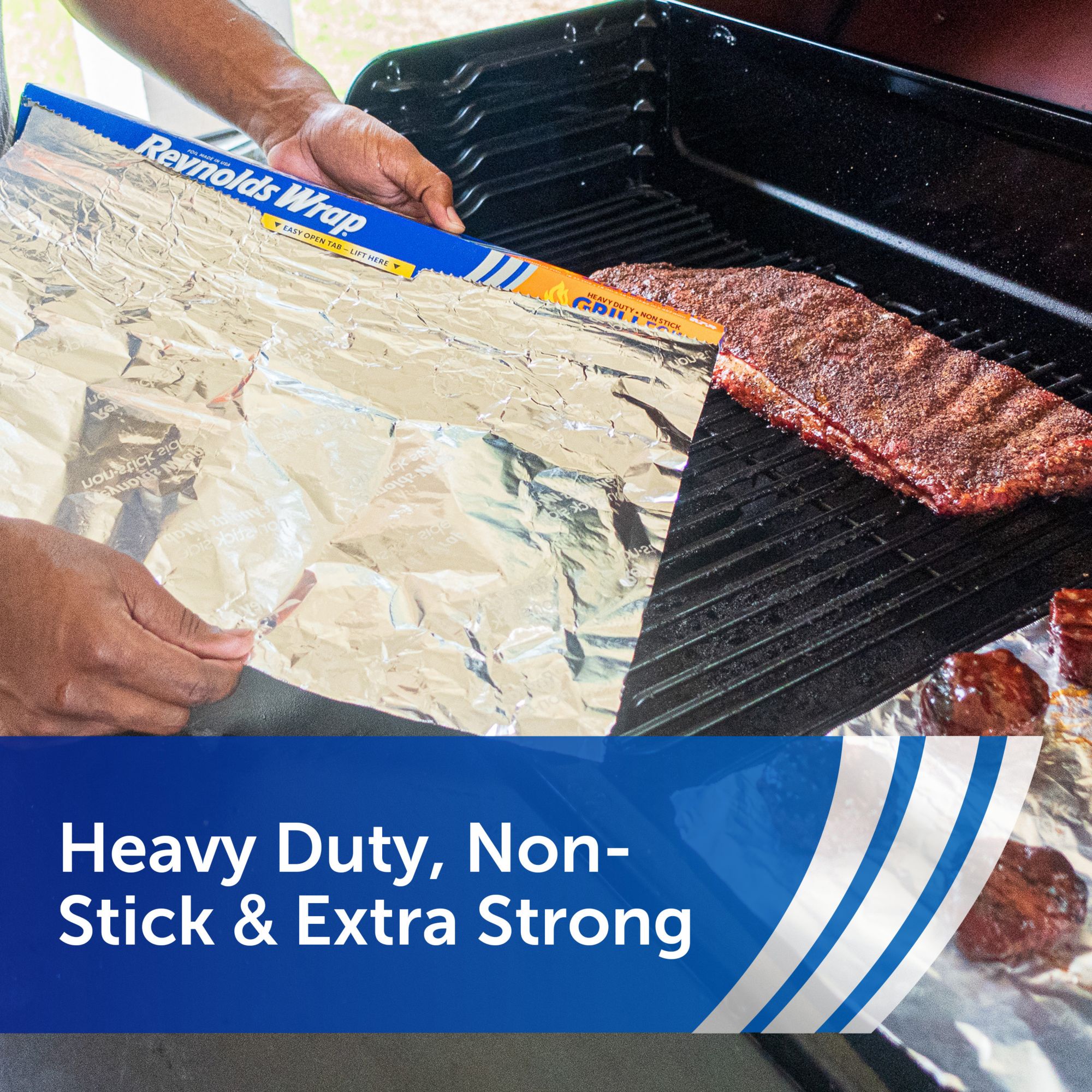 Reynolds Wrap 18" Heavy Duty/Non-Stick&nbsp;Grill&nbsp;Foil,&nbsp;2 pk./120 sq. ft.