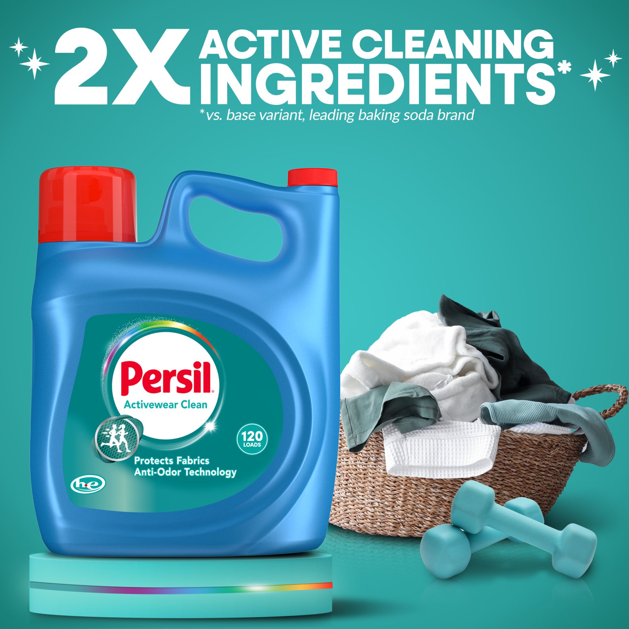 Persil Activewear Clean Liquid Laundry Detergent, 202 fl. oz.